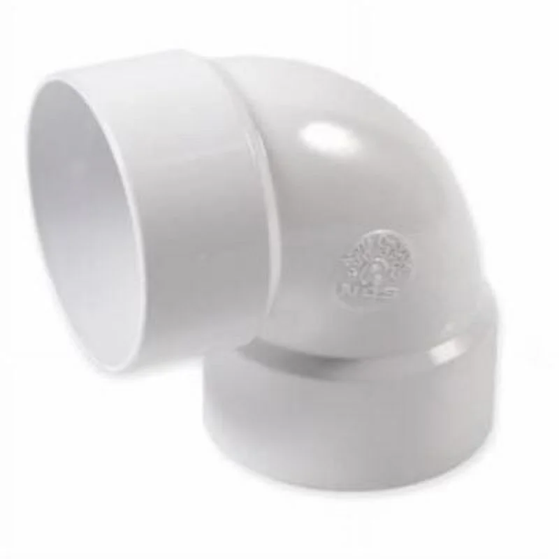 NDS Schedule 35 3 in. Hub x 3 in. Dia. Hub PVC 90 Degree Elbow