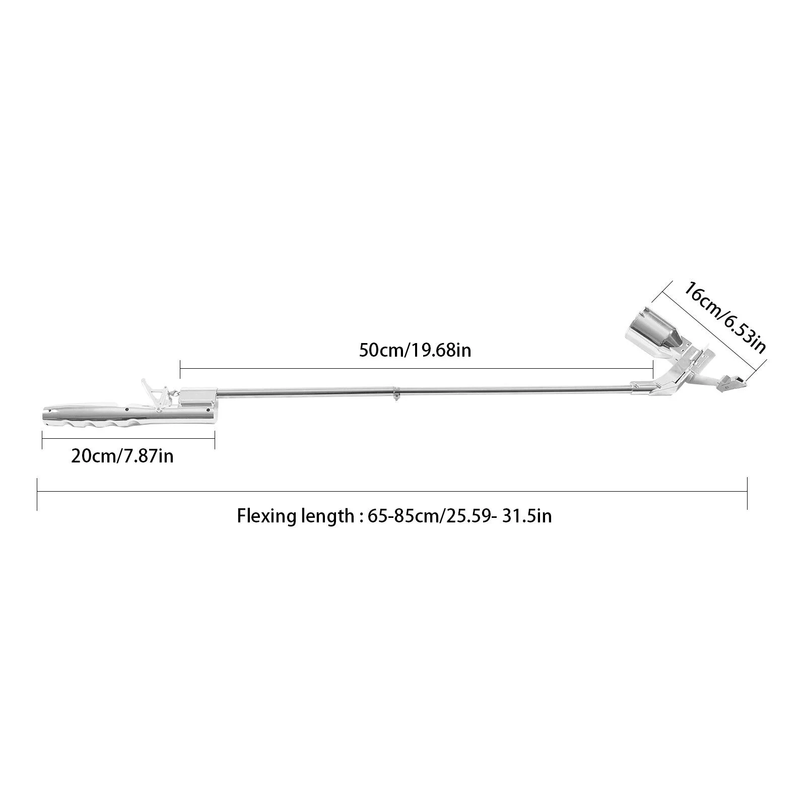 Garden Portable Seeder Vegetable Hand Manual Planter Transplanter 65-85Cm Length