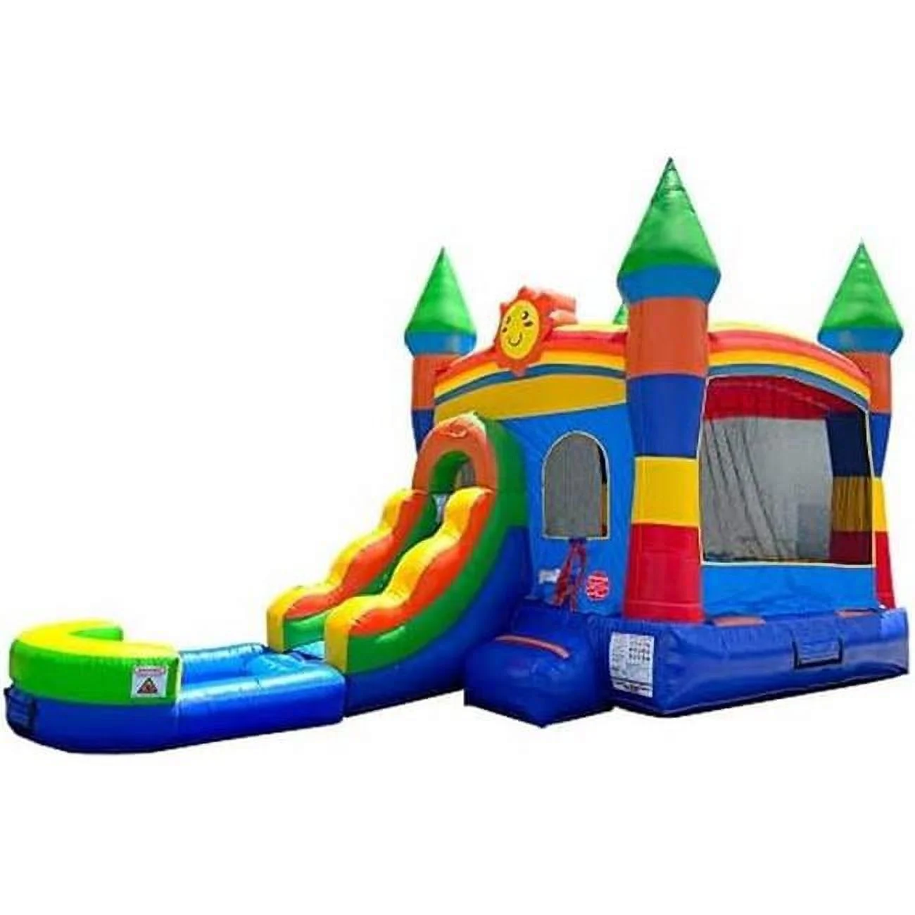 Nuegear  Inflatable Bouncy Castle with Blower Outdoor & Indoor Backyard Jumping House with Slide