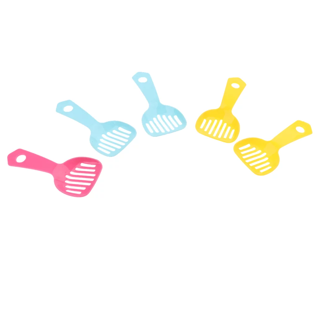 5x Hamster Gerbille Scooper Poo Shovel Bath Shovel 10x4.5cm Easy to Clean