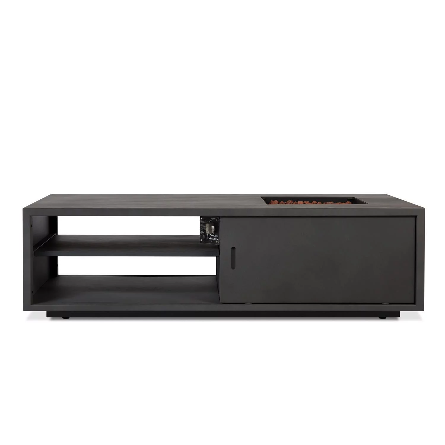 Lakeview Treme 60-Inch Rectangle Propane Gas Fire Table - Weathered Slate - SC-C580LP-WSLT