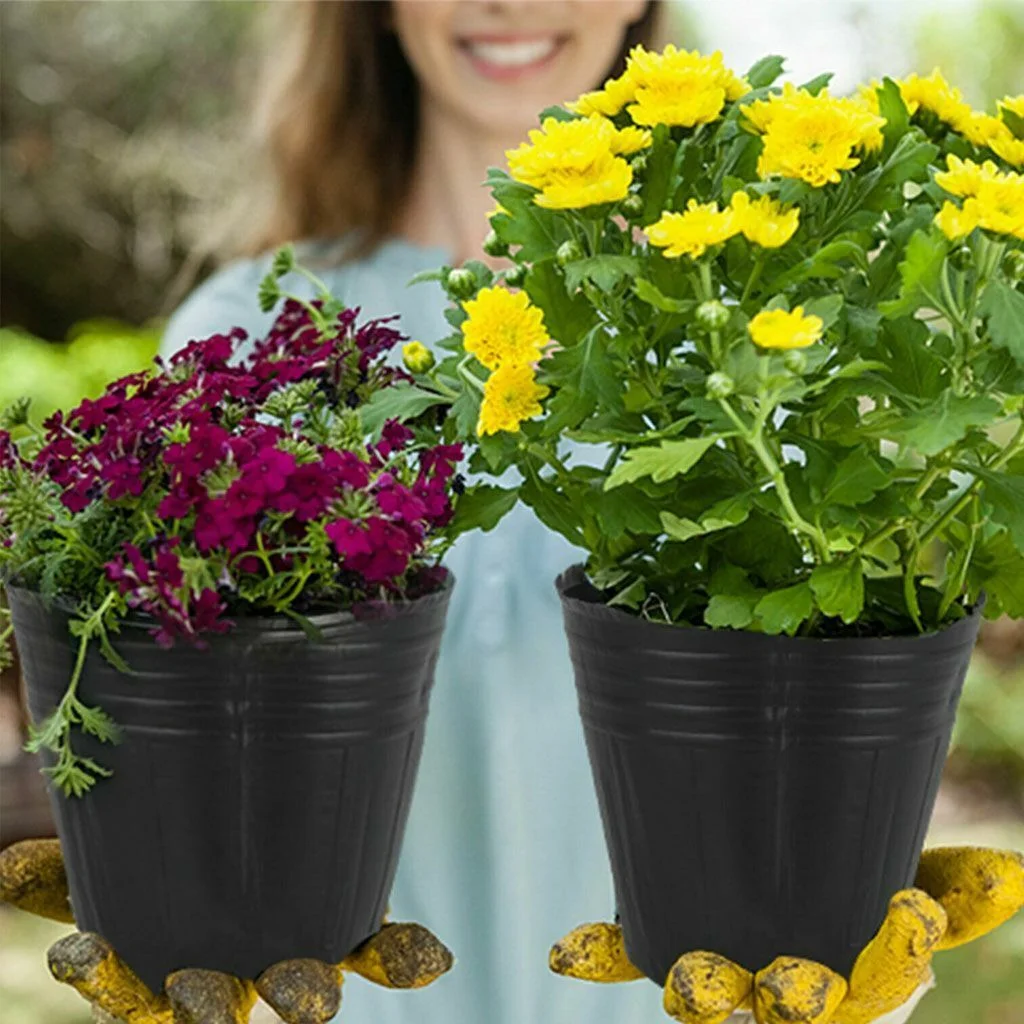 Lot Garden Plant Pots Seedlings Nutrition Cup Nursery Pot Bowl Plastic 2.6-3.5in