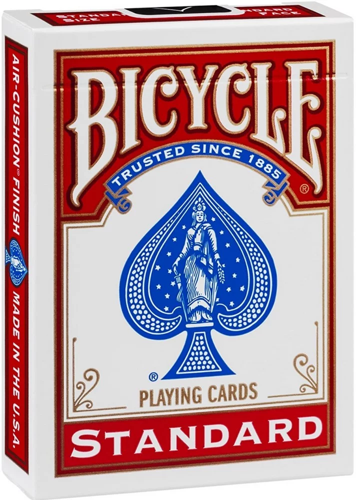 Bicycle Poker Size Standard Index Playing Cards 1 ea (Pack of 4)