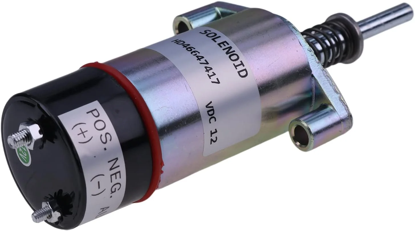 Fuel Shut Down Solenoid 8C-9986 125-5773 Compatible with Caterpillar CAT 3204 3304 3304B 3306 3306B Engine 12V