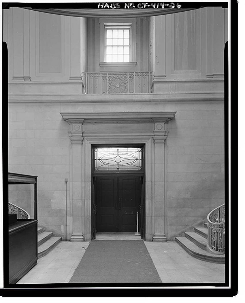 Historic Framed Print, Ives Memorial Library, 133 Elm Street, New Haven, New Haven County, CT - 26, 17-7/8