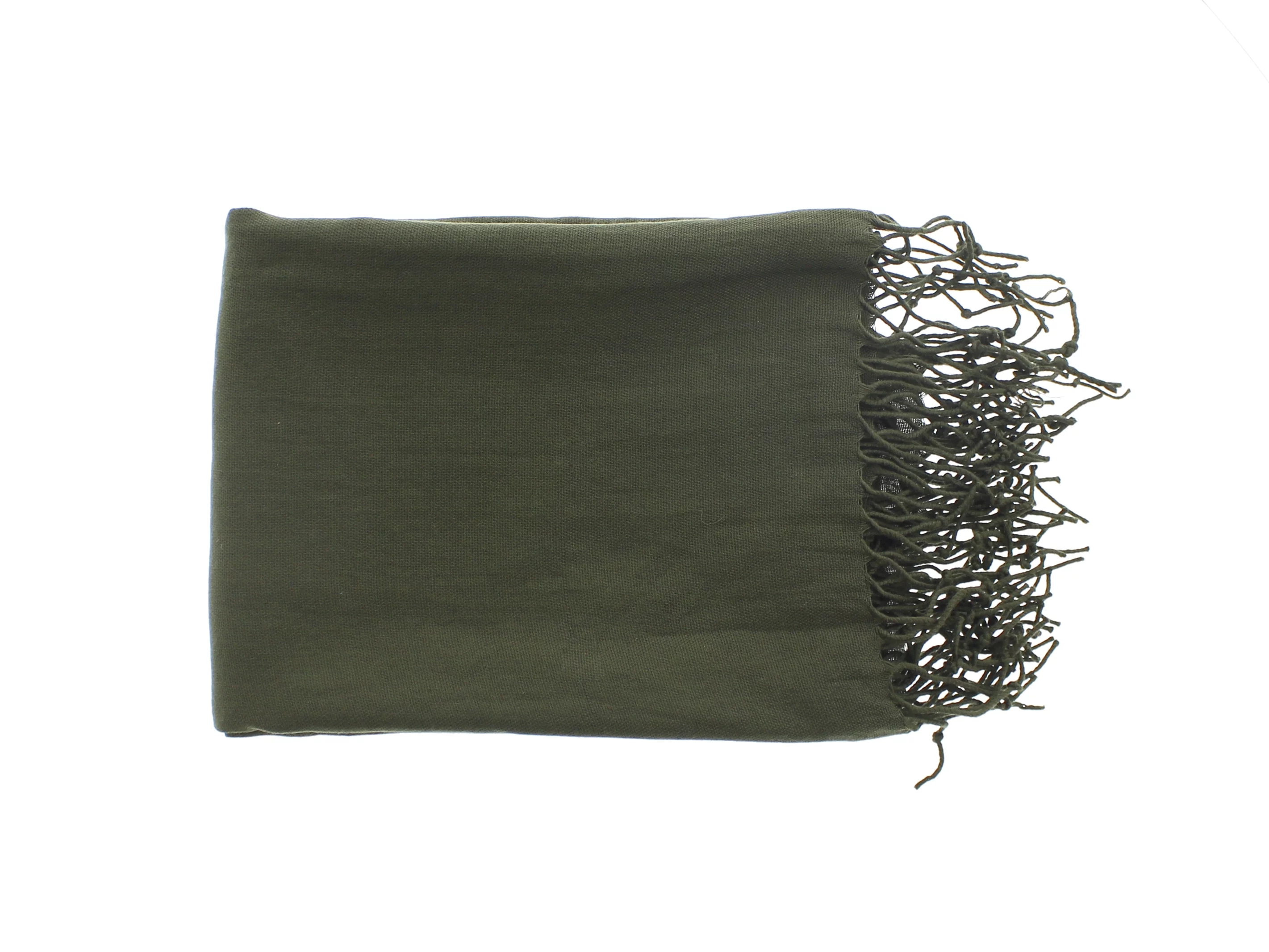 Pashmina-Style Shawl 26 in wide by 72 in long Spruce Forest