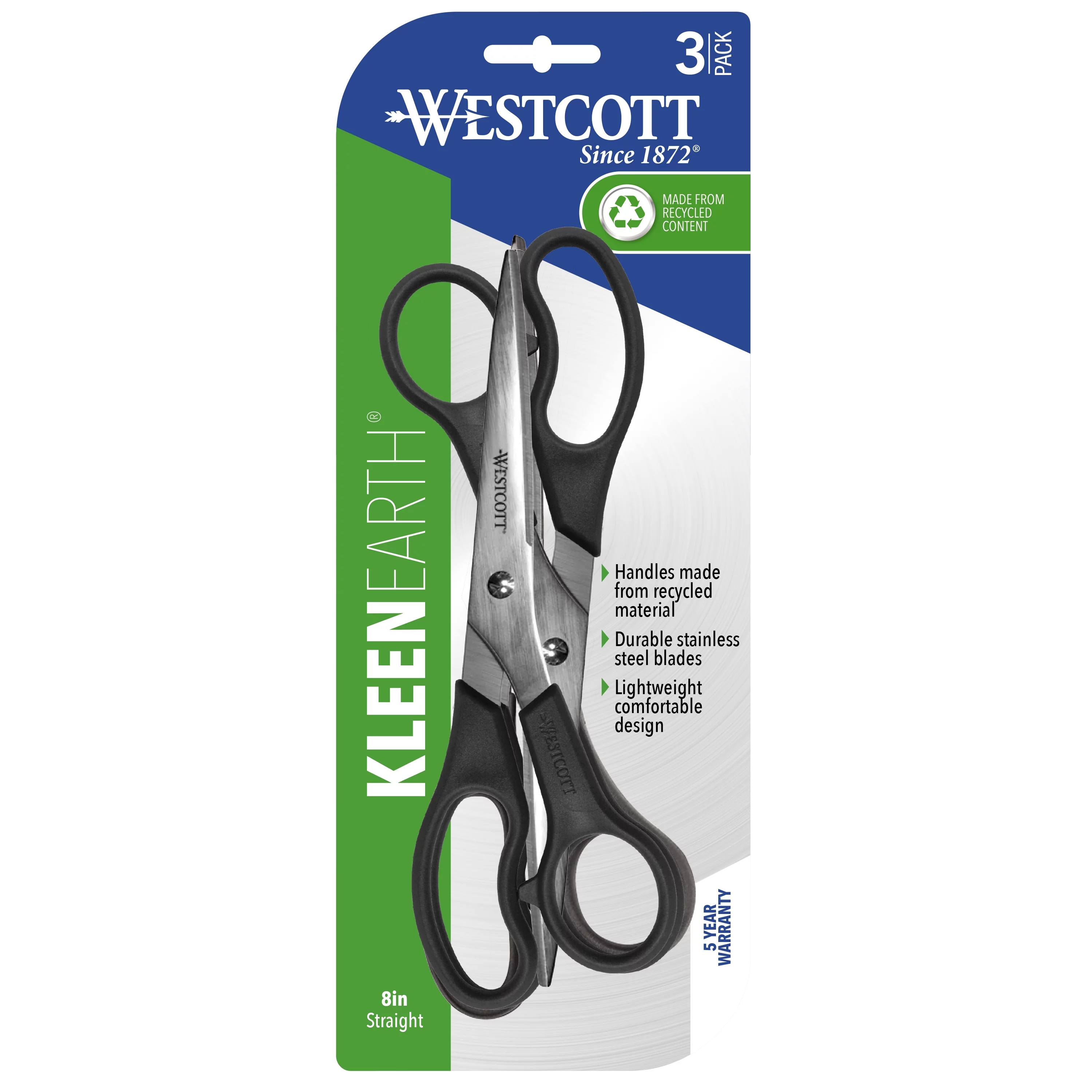 Westcott KleenEarth Recycled Scissors, 8