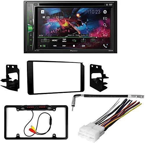 KIT4676 Bundle for 1995-1999 GMC Yukon W/ Pioneer AVH-241EX Double DIN Car Stereo with Bluetooth/Backup Camera/Installation Kit/in-Dash DVD/CD AM/FM 6.2