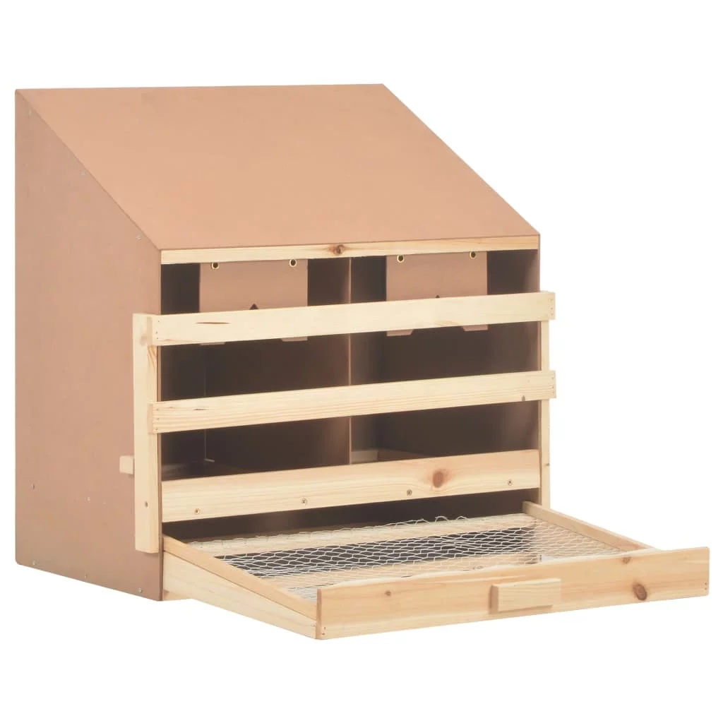 vidaXL Chicken Laying Nest 2 Compartments 24.8
