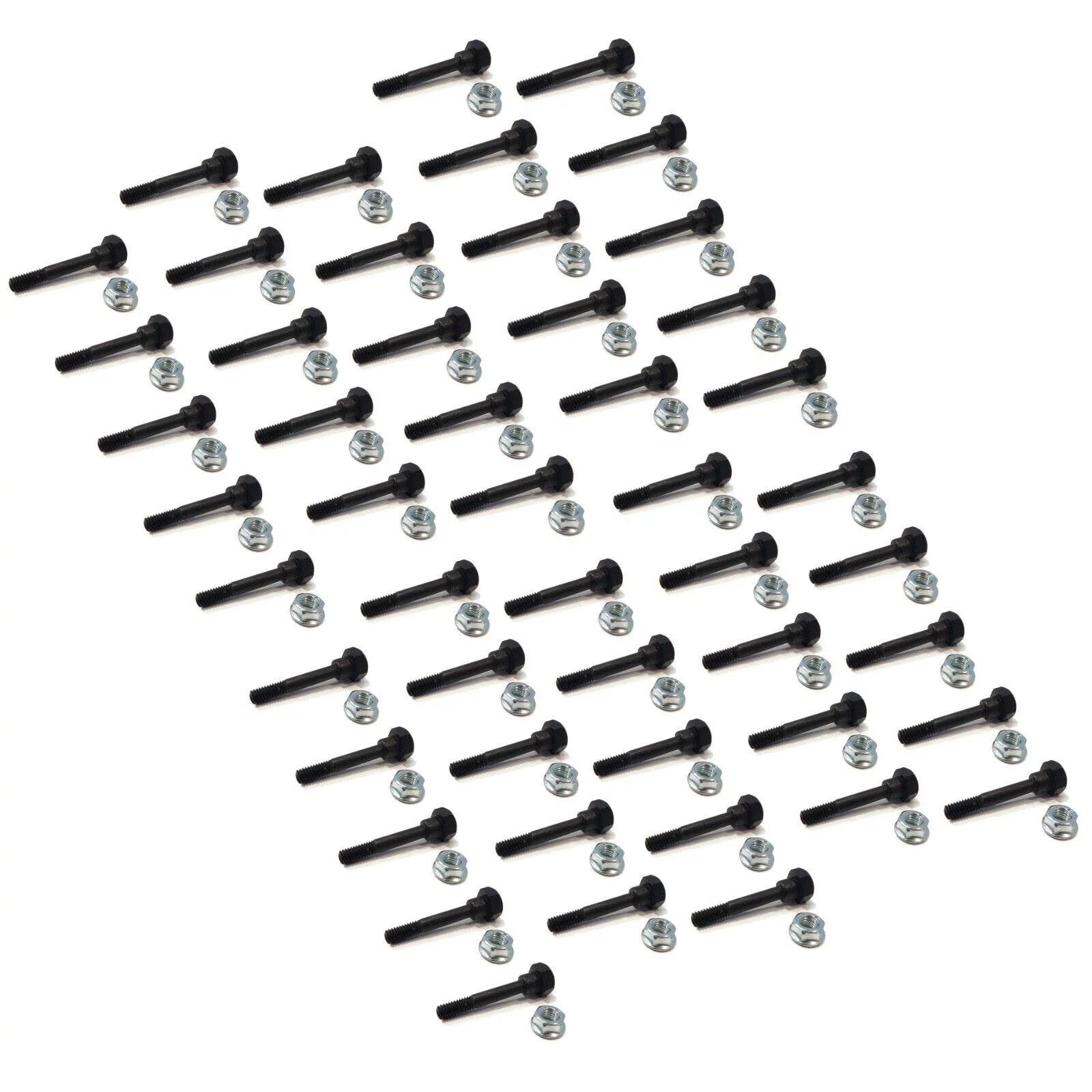 The ROP Shop | (Pack of 50) Shear Pin Bolt & Nut For Honda HS1132, HS50, HS55, HS55K1, HS55K2