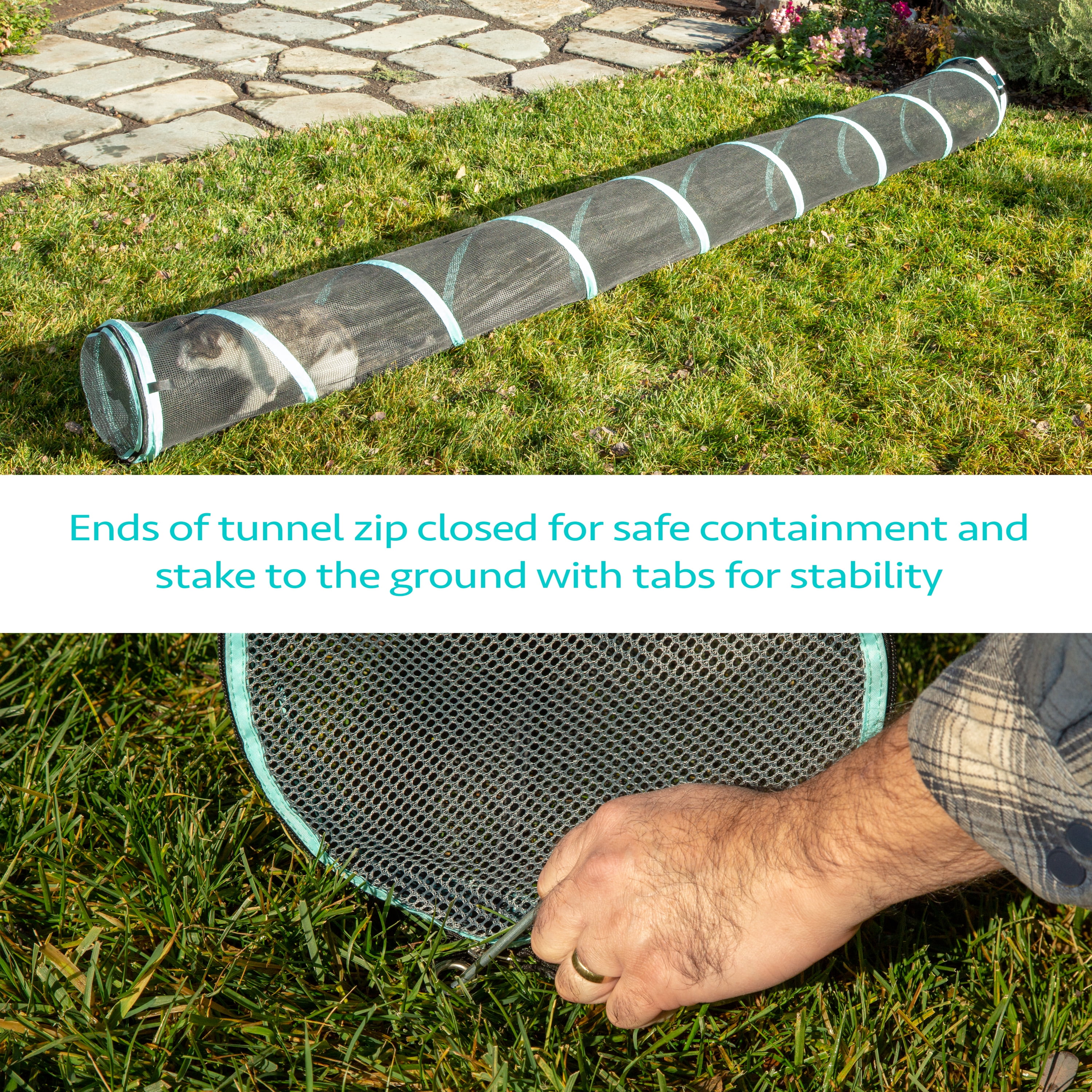 Kitty City Outdoor 10 Foot Play Tunnel