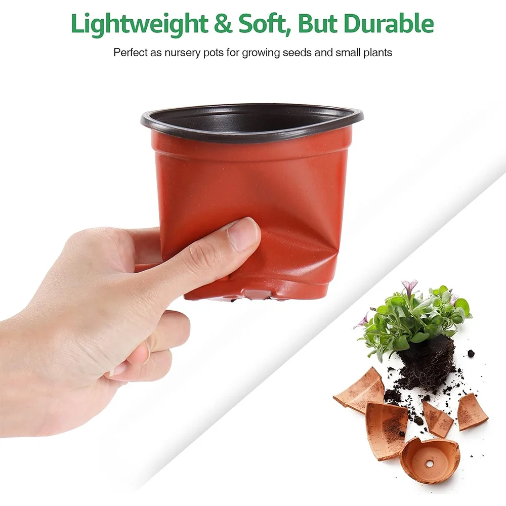 KISPATTI Plant Nursery Pots with Humidity Dome 4