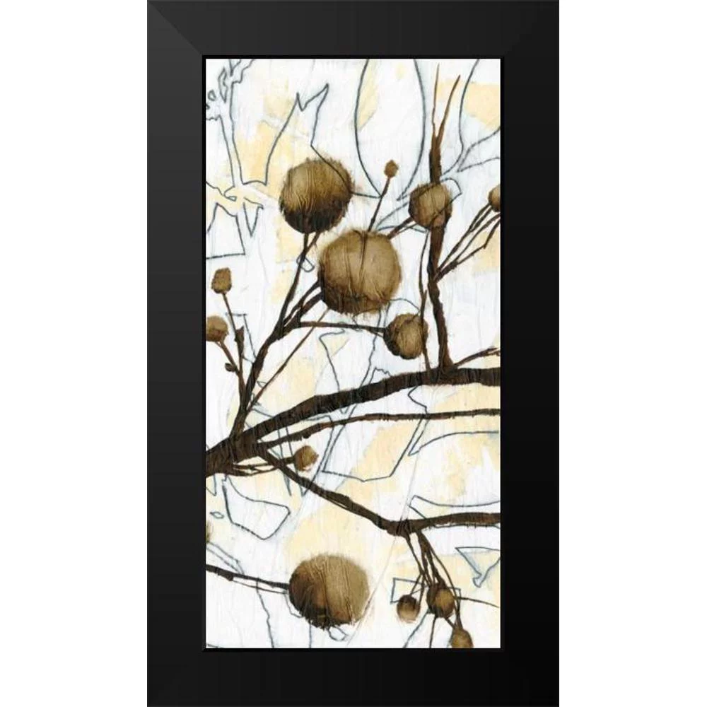 Goldberger, Jennifer 9x14 Black Modern Framed Museum Art Print Titled - Willow Blooms II