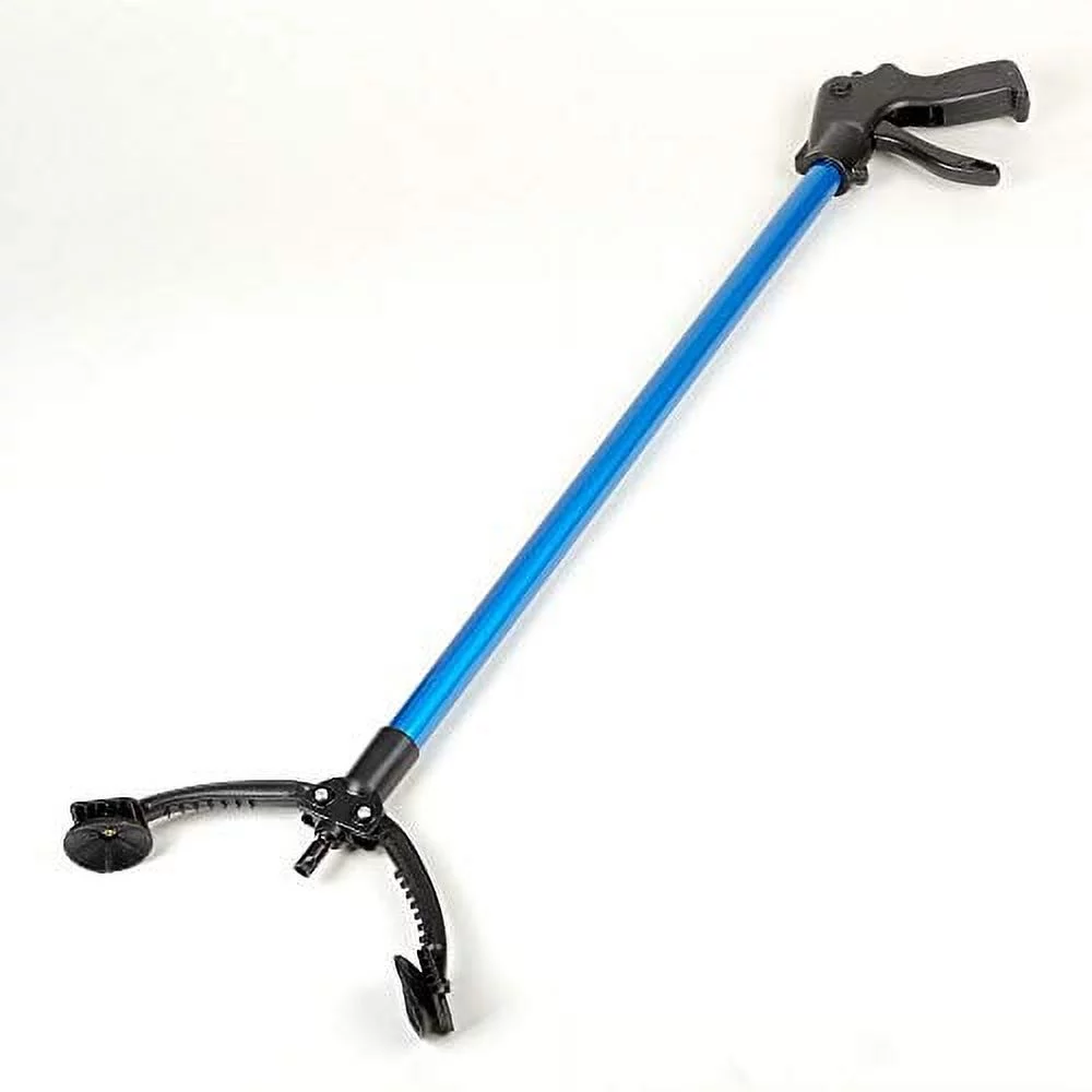 Helping Hand Extended Pick Up Tool Object Grabber With Rubber Plungers