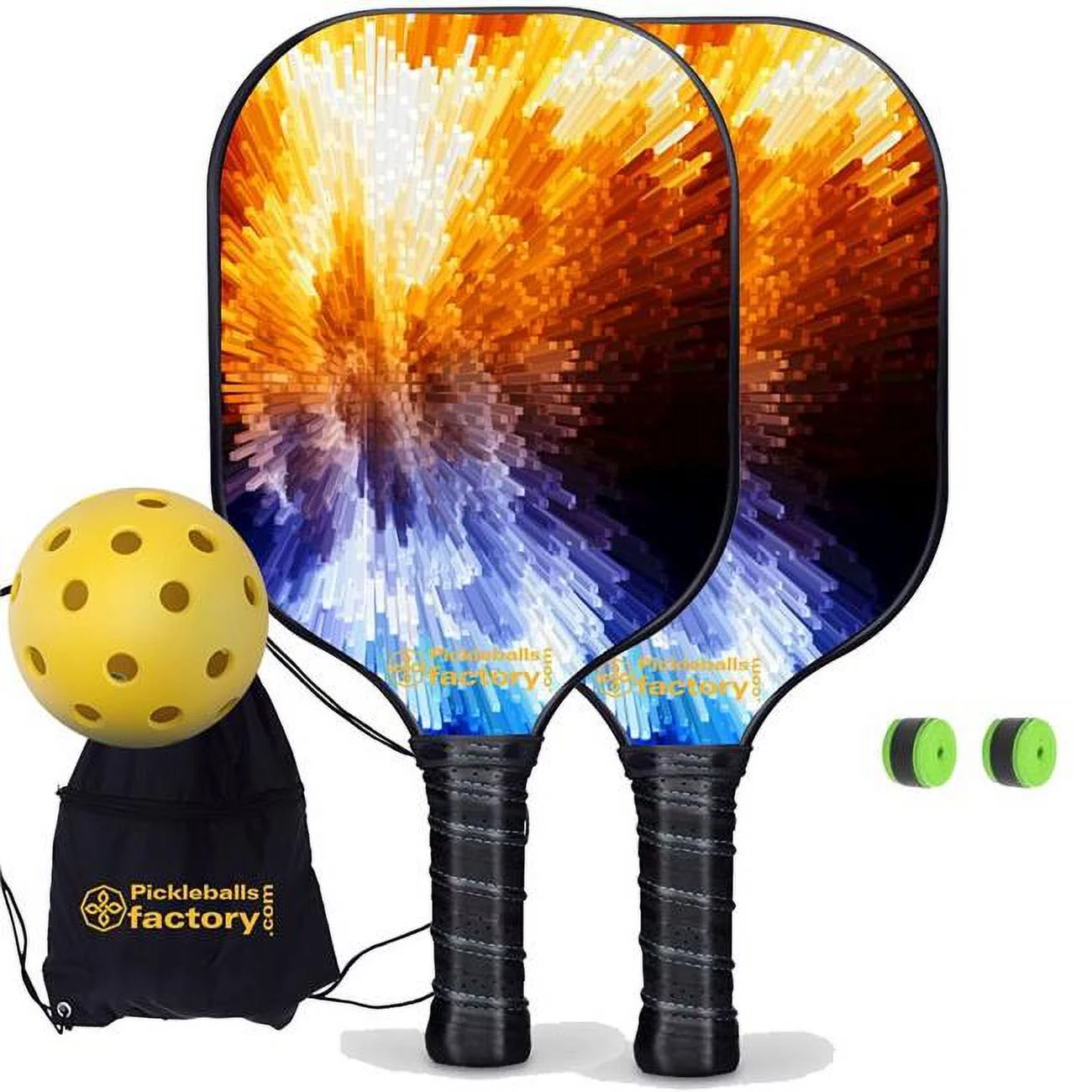 Near Me Pickleball Set - Cubes Pickleball Paddles, Pickleball Set for Beginners, Carbonfiber Graphite