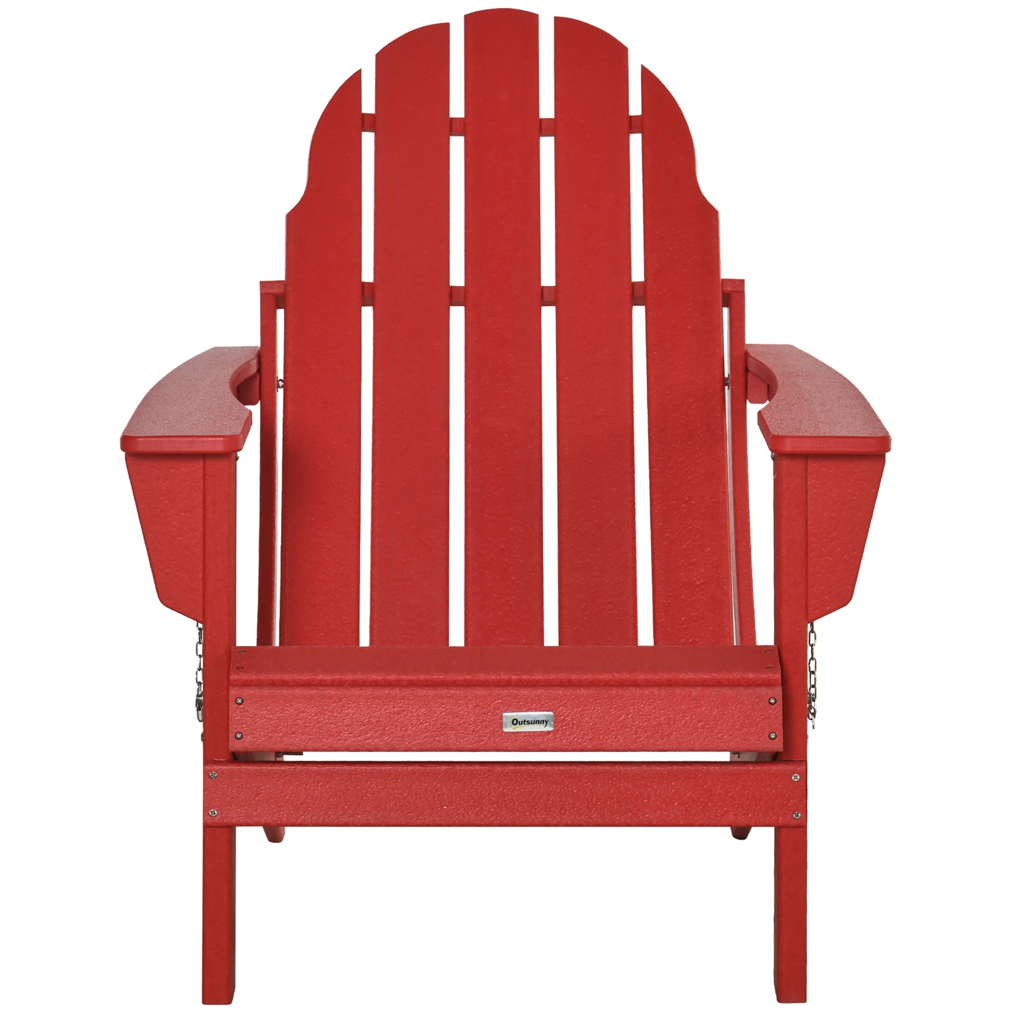 Outside Patio & Backyard Lounge Folding Adirondack Chair Ergonomic Design