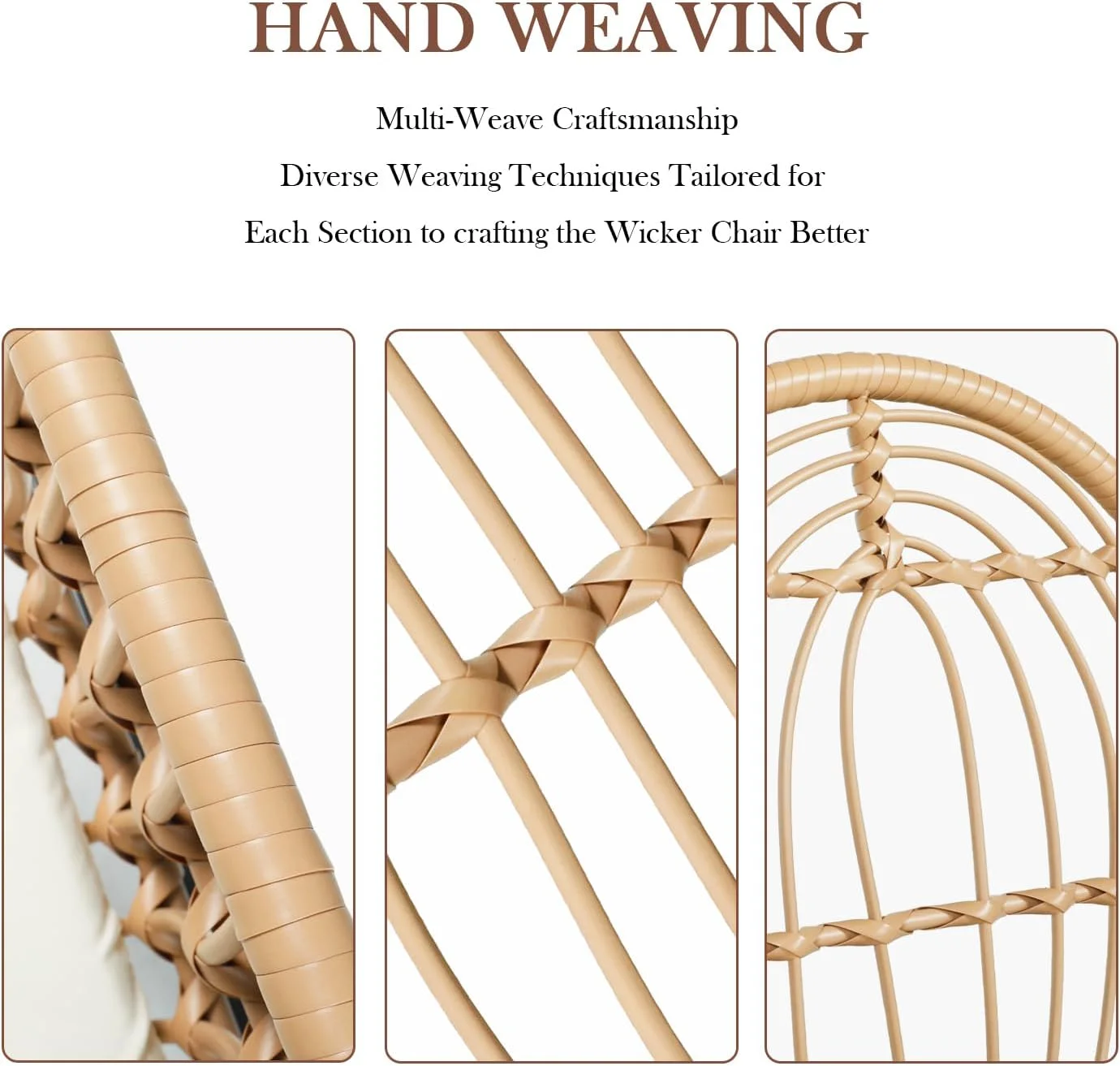 FUNCOKO 4-Pieces Wicker Patio Conversation Set  Dina All-Weather Rattan Outdoor Furniture Sets with Loveseat Chair  Glass Table & Soft Cushions for Backyard  Garden  Deck