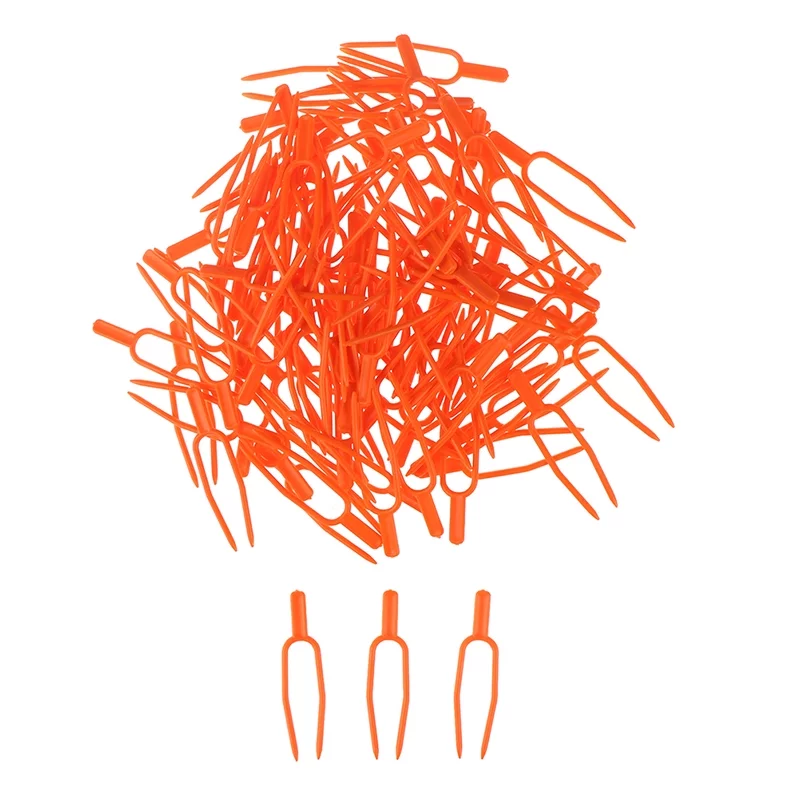 100pc Useful Garden tools Plastic Quality Plant Clips Stolons fixing fastening