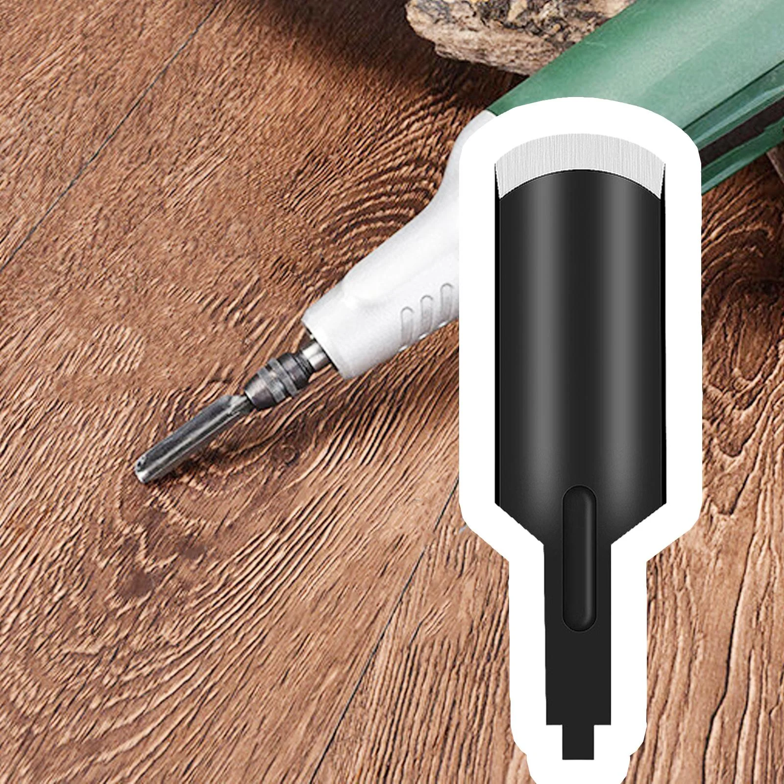 Colaxi Wood Carving Bit Carving Tool Steel Portable Carving Easy to Replace DIY Blade for Engraving Grinding Half Round 14mm