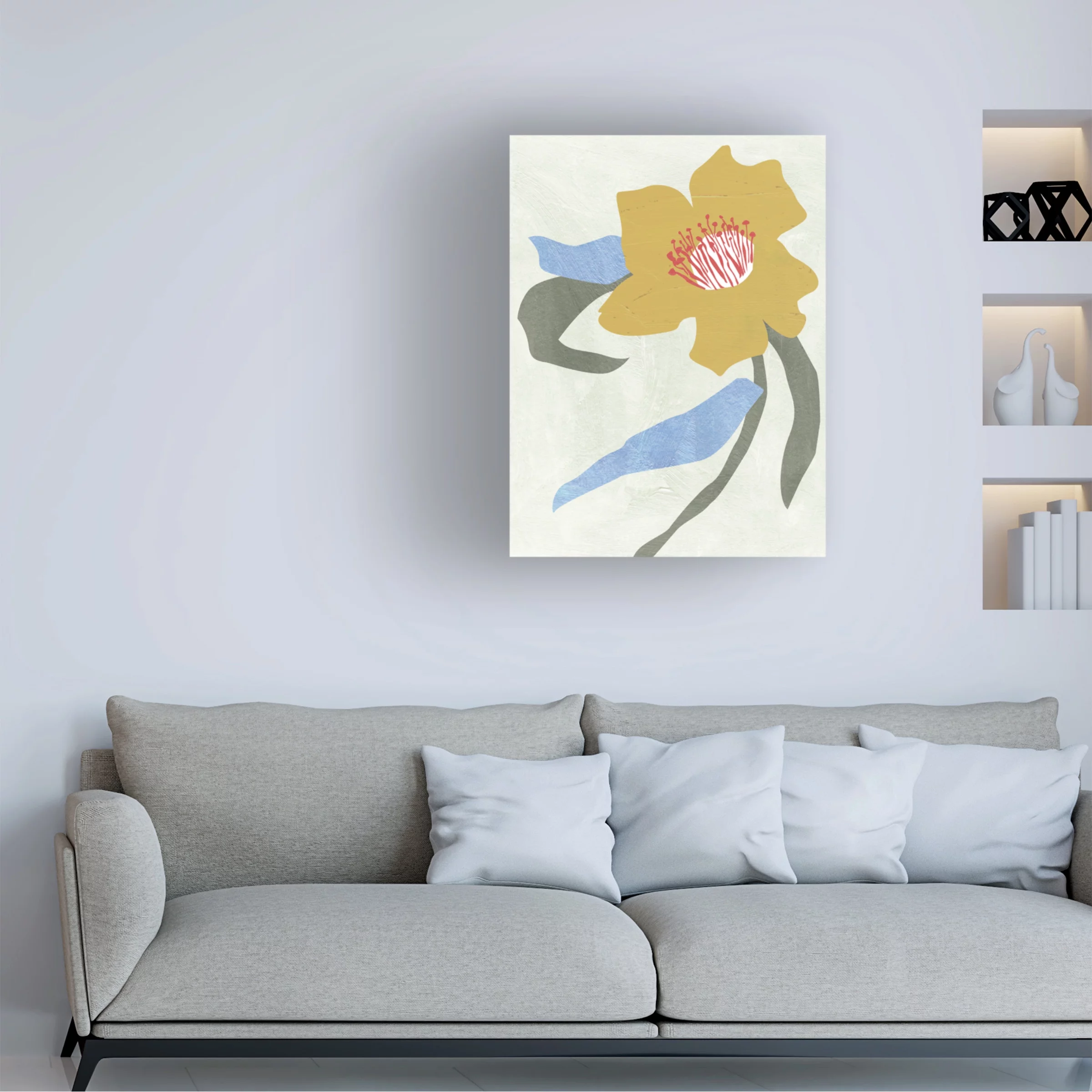 Melissa Wang 'Lenten Rose II' Canvas Art