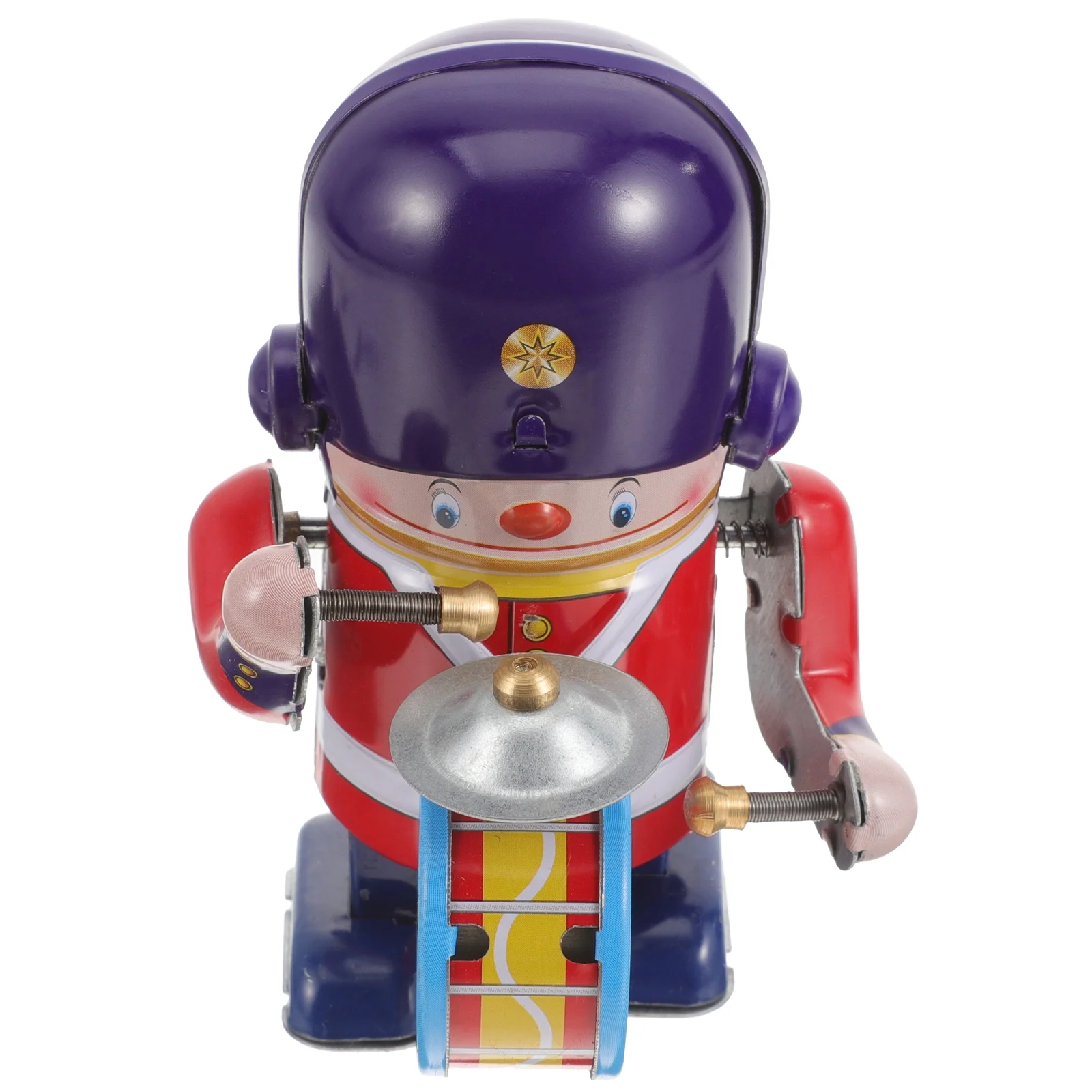 Tin Toys Robots Childrens Drummer Tinplate Iron Toddler