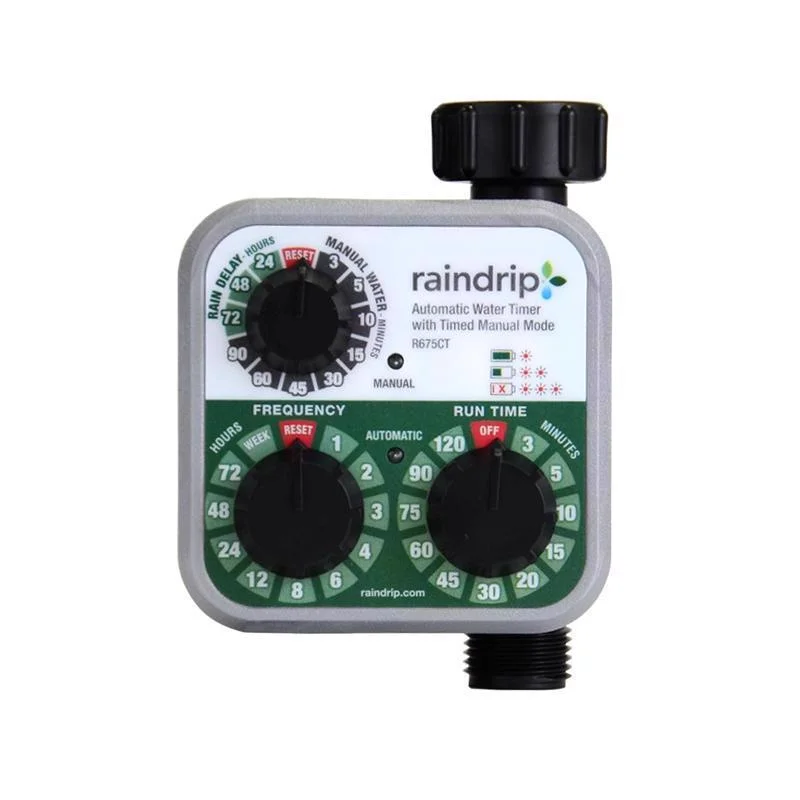 Raindrip R675CT Analog 3-Dial Water Timer, 1, Multi