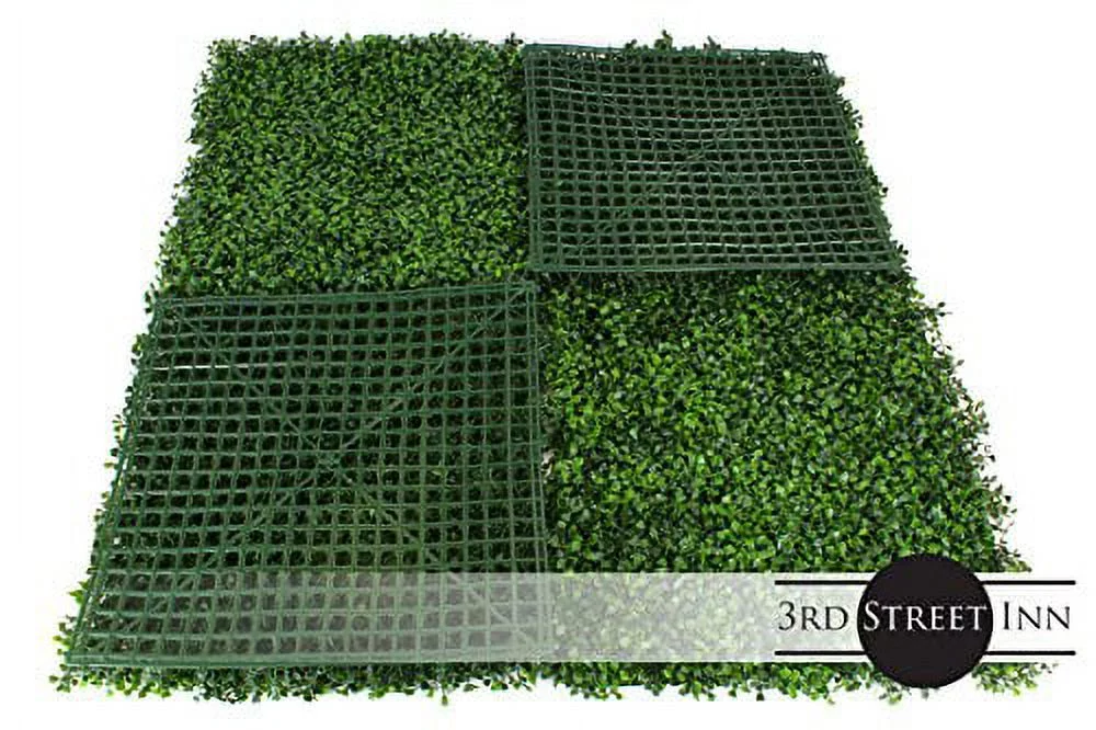 3rd Street Inn Artificial Plant Greenery Panel (4, Boxwood)