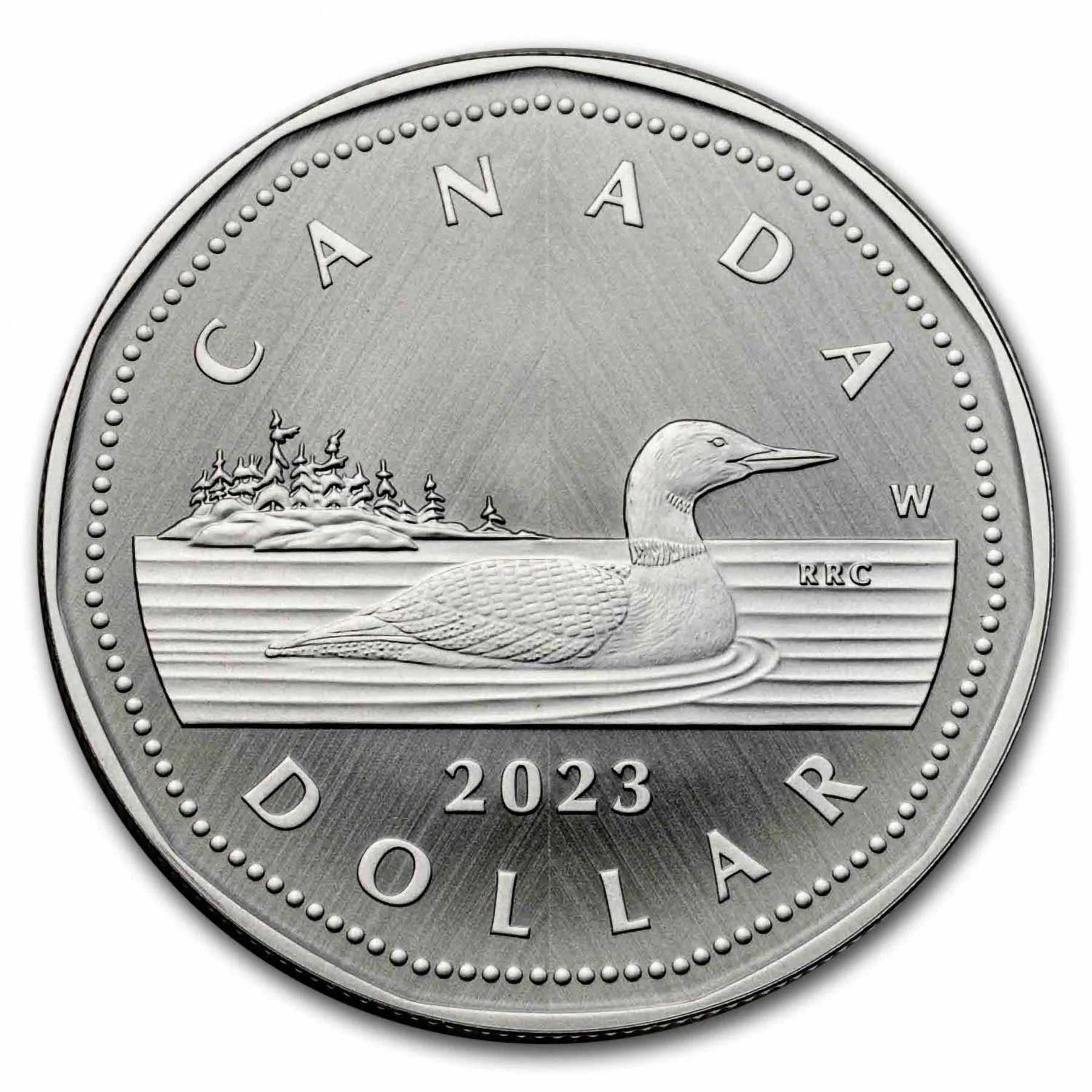 2023 Canada 1 oz Silver $1 Tribute: W Mint Mark Loon