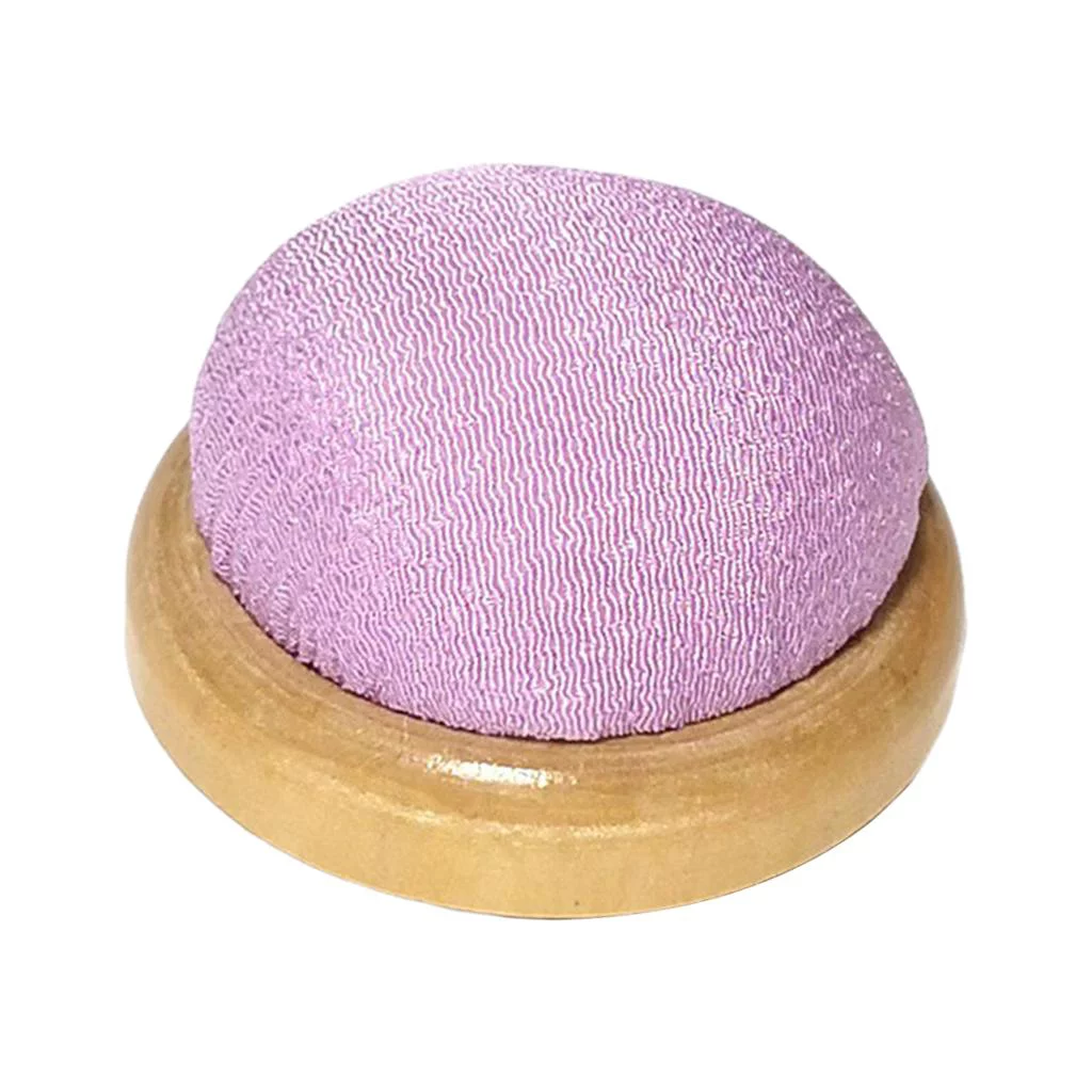 Wooden Base Pincushion Pin Cushion Pillow Stitching Embroidery Sewing Supplies
