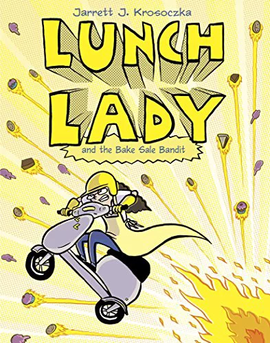 Children's Fun & Educational 4 Pack Paperback Book Bundle (Ages 6-12): Lunch Lady and the Bake Sale Bandit Lunch Lady, Book 5, Claudia and the Genius of Elm Street The Baby-Sitters Club #49, Book Trek