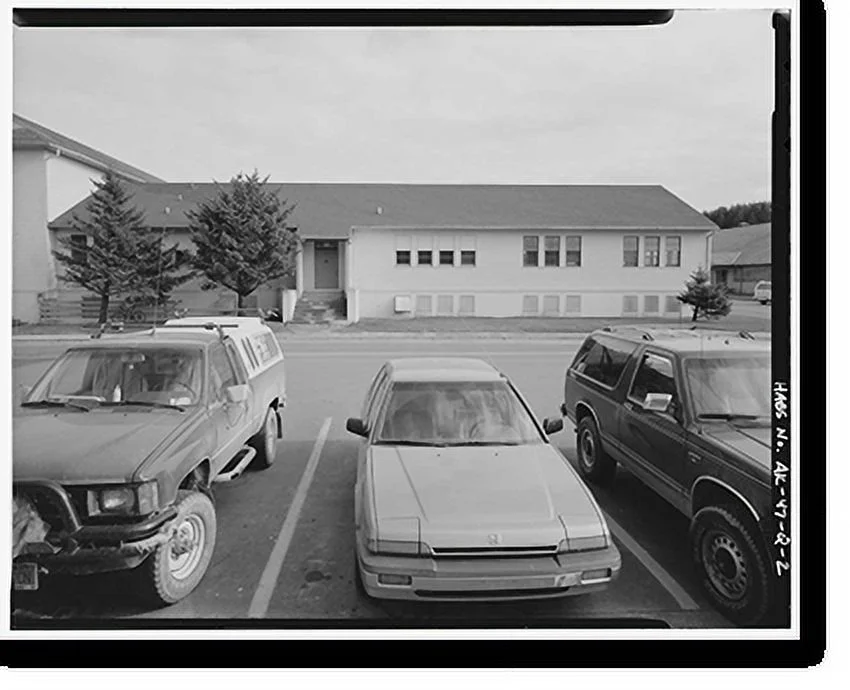 Historic Framed Print, Kodiak Naval Operating Base, Gymnasium, U.S. Coast Guard Station, Kodiak, Kodiak Island Borough, AK - 2, 17-7/8