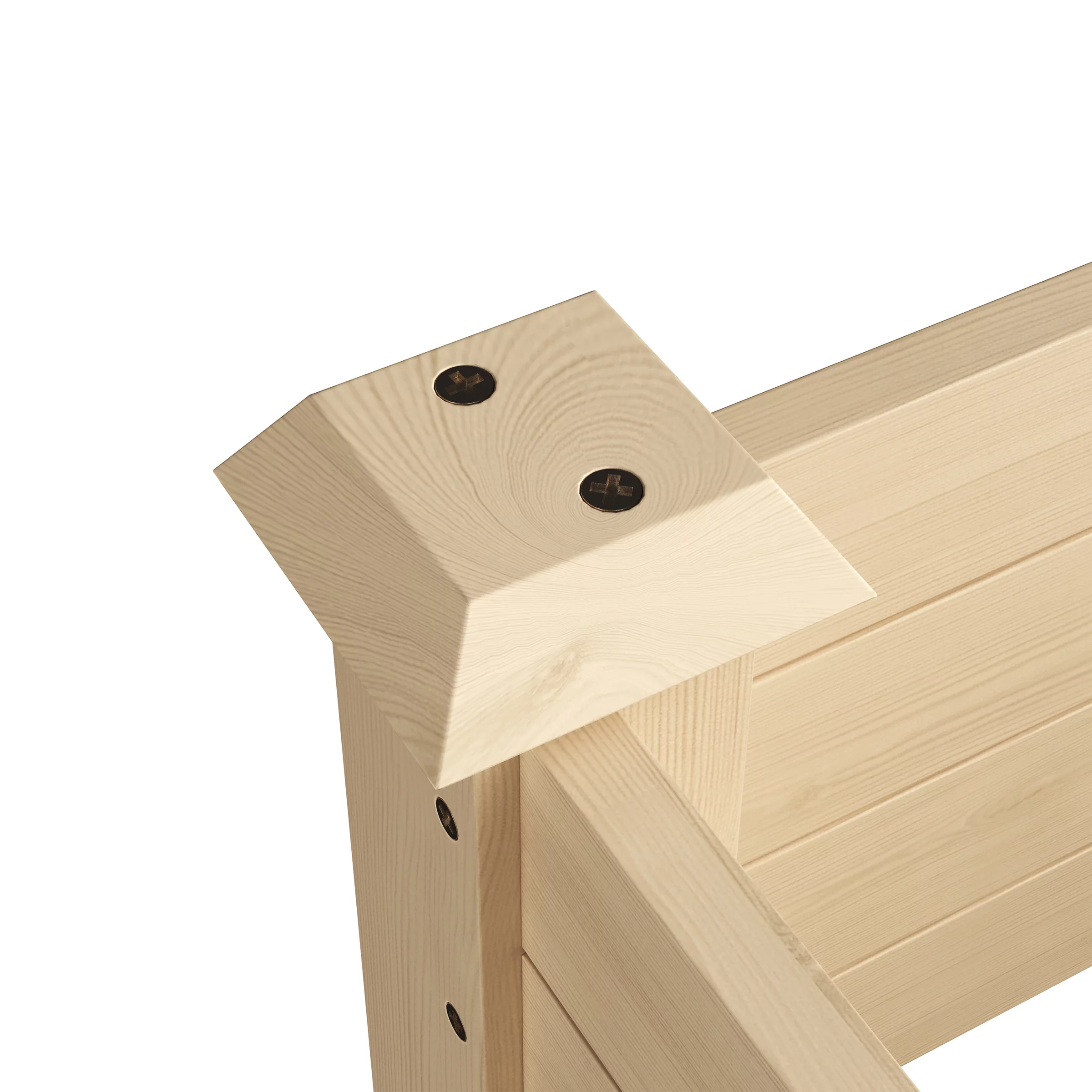 Home-Complete Raised Garden Bed - 8ftx2ft Wood Planter Box with Open Bottom