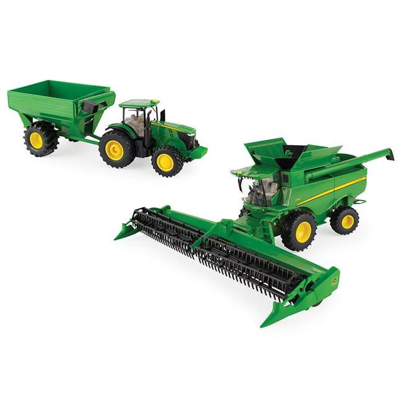 ERTL ERT47358 John Deere Combine Harvesting Playset