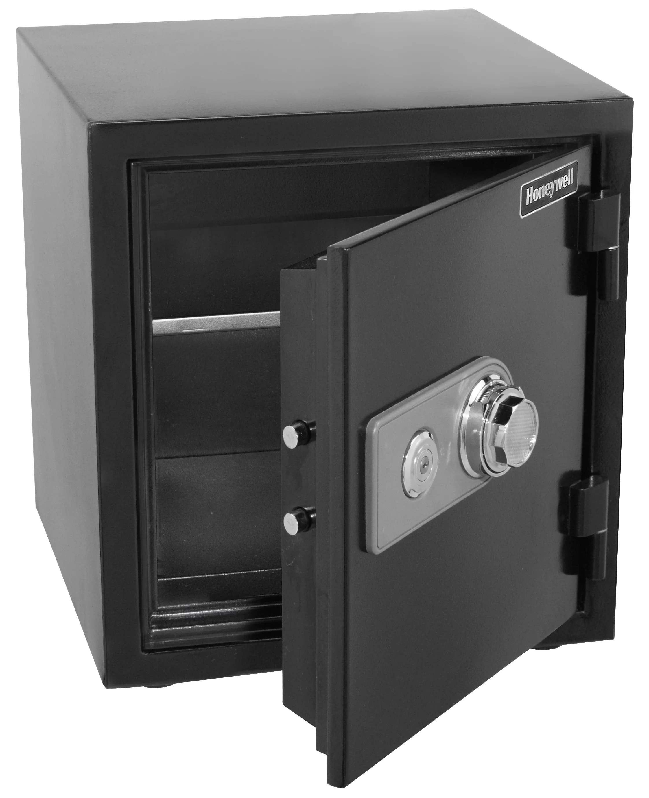 Honeywell 1.23 cf Steel 2 Hour Fireproof Water Resistant Security Safe Dual Dial & Key Lock, 2105