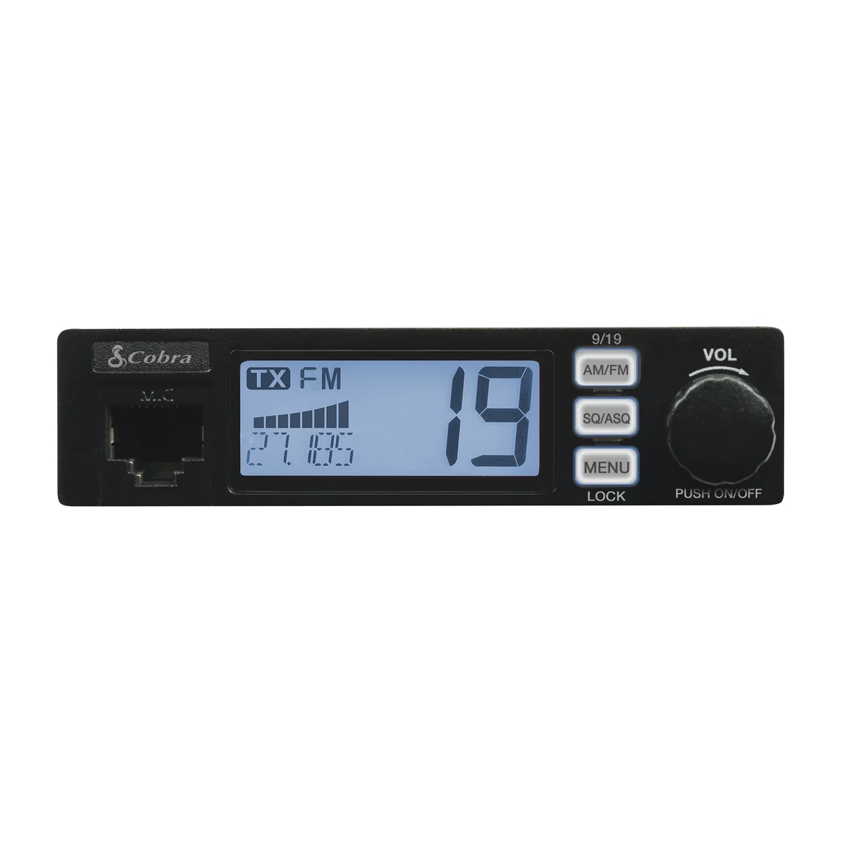 Cobra 19 ULTRA 6 AM/FM Recreational CB Radio, Ultra-Compact Full Featured, 40-Channels (New)
