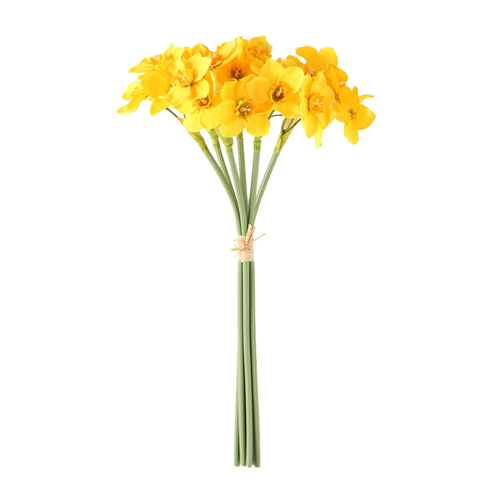 Artificial Flowers Spring Summer Artificial Daffodil Flowers Spring Flower Silk Flower Arrangement For Home Wedding Decor