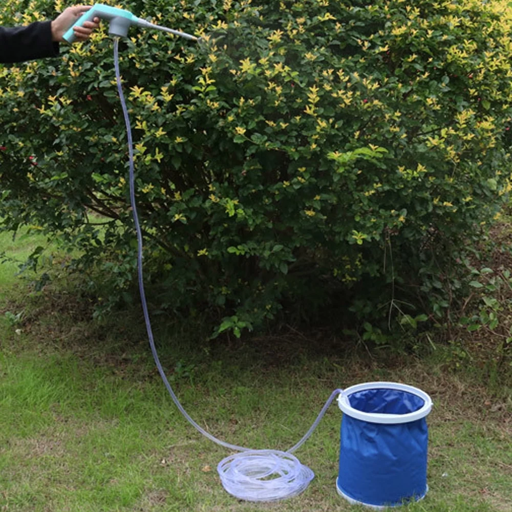 Lixada High Pressure Automatic Air Pump Sprayer for Garden Watering and Car Cleaning Electric Rechargeable Plant Watering Tool Electric Sprinkler