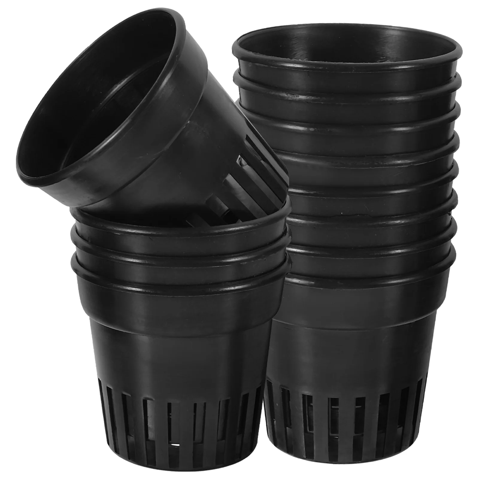 12 Pcs Aquatic Plant Garden Net Cups Pots Plants Nursery Flowers 12pcs