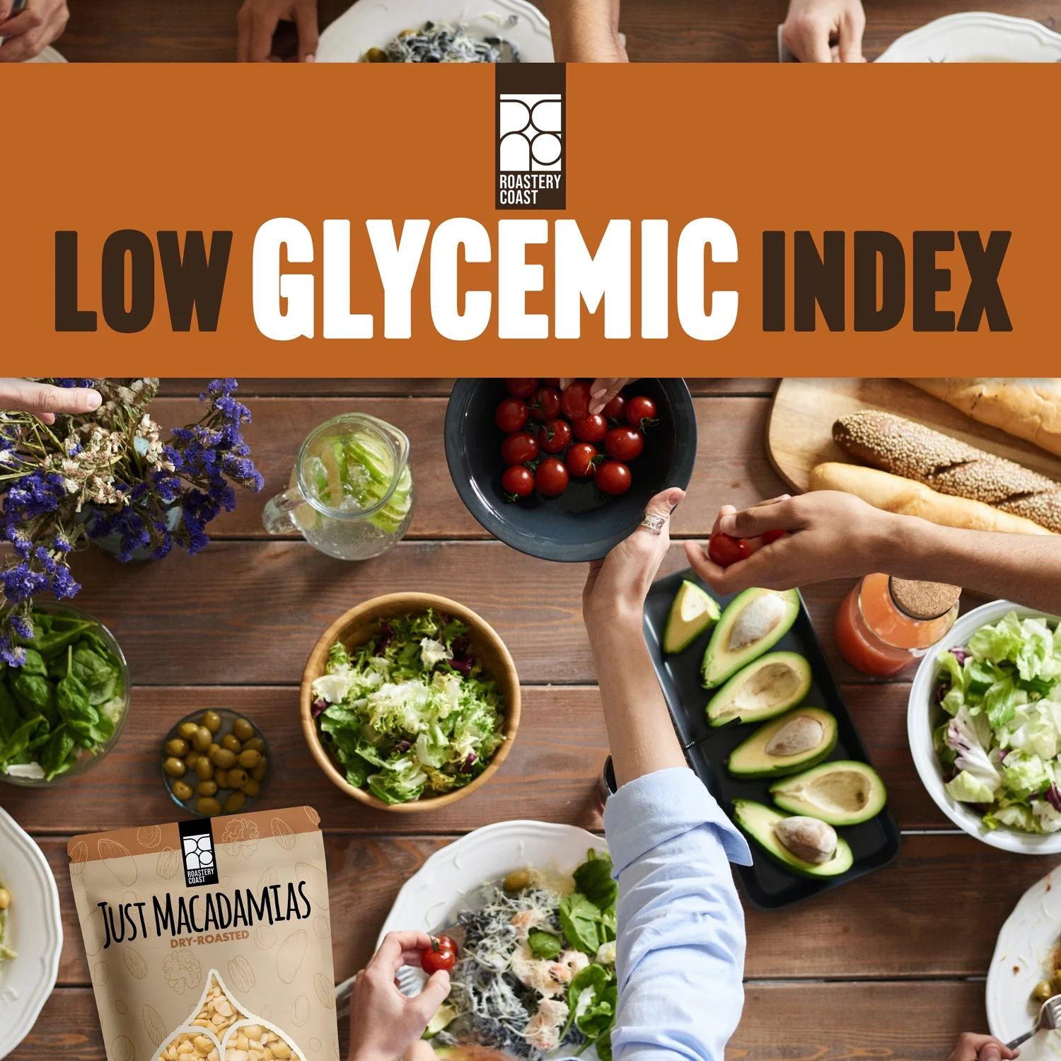 Roastery Coast | Just Roasted Macadamia Nuts | 3 Pounds | Unsalted | Bulk Nuts | Snack Nuts | Healthy Nuts | Gluten Free | Macadamia Nut Butter