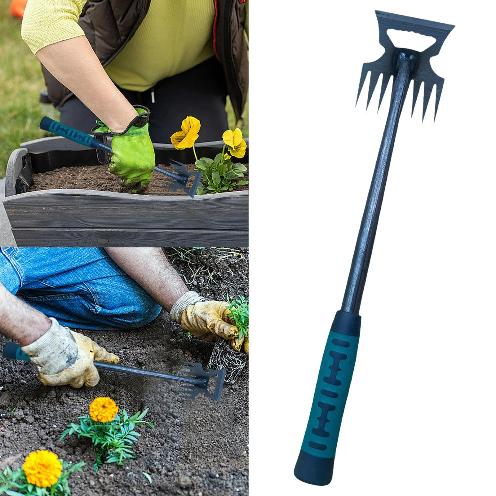 Gardening Eight Tooth Weeding Tool Weeding Manual Weeding Tool Durable Weeding Tool Manual Function Weeding Machine Gardening Tool Yard And Garden