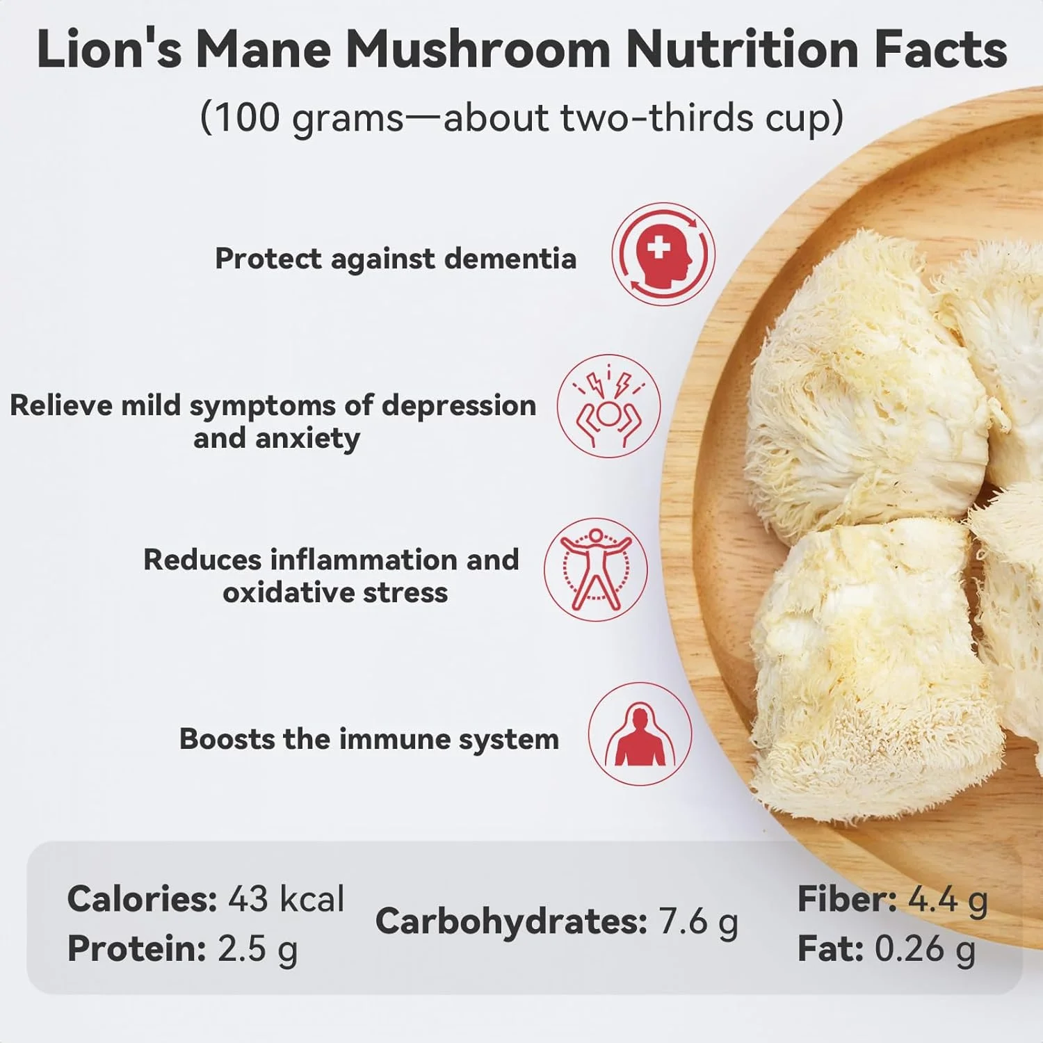 inbloom Organic Lion's Mane Mushroom Grow Kit (3.5 lbs), Double-Sides Harvest in 8 Days Indoor, Gardening Gift, USDA Certified Organic, No-GMO, Made in USA