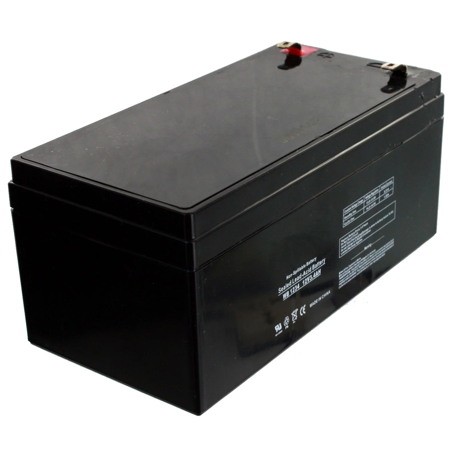 Replacement for Toro Lawn mower # 106-8397 BATTERY-12V 3.4Ah