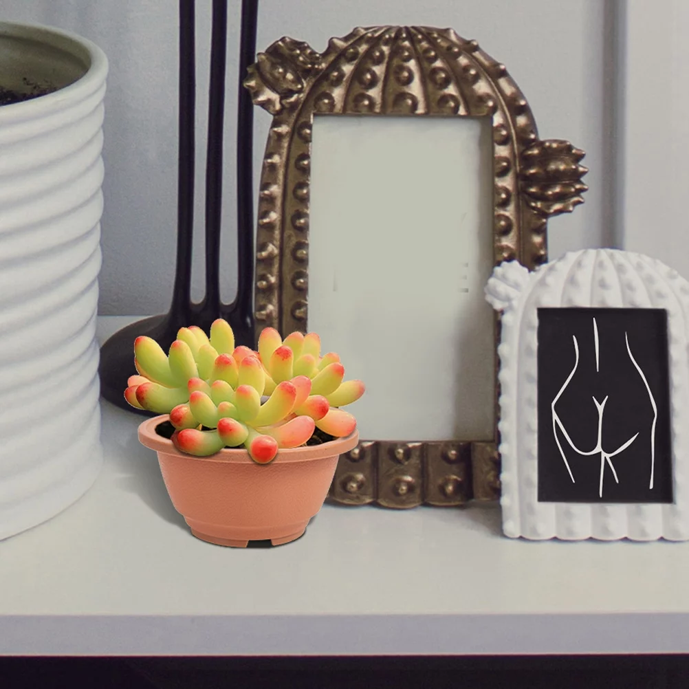 Gongxipen 8pcs Gardening Flower Pot Flower Planter Garden Plant Pot Plastic Plant Pots