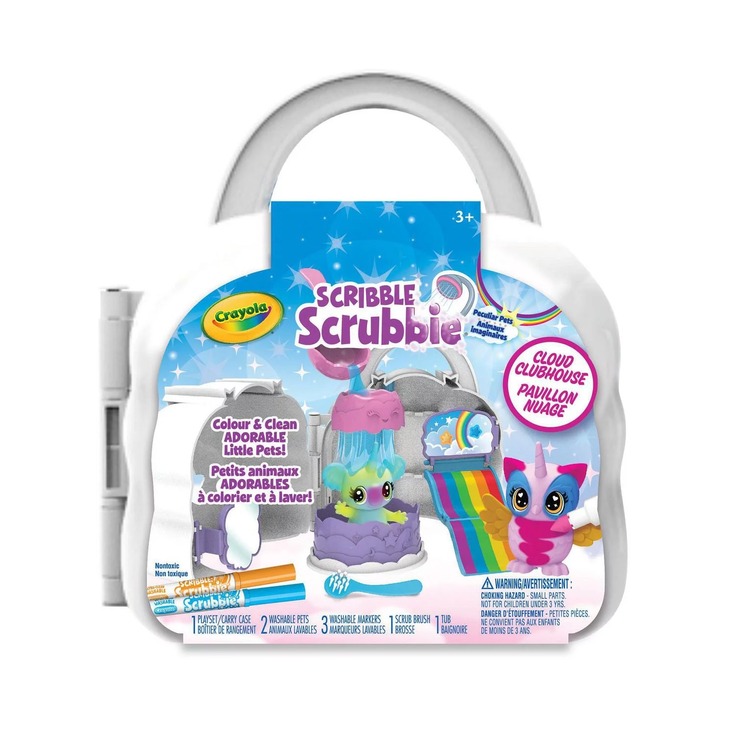 Crayola Scribble Scrubbie Peculiar Pets - Cloud Clubhouse Playset