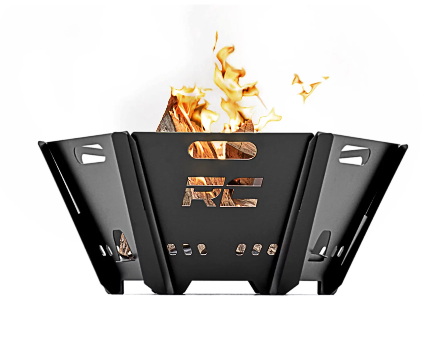 Rough Country High Temp Portable Collapsible Fire Pit with Carry Bag - 117513A