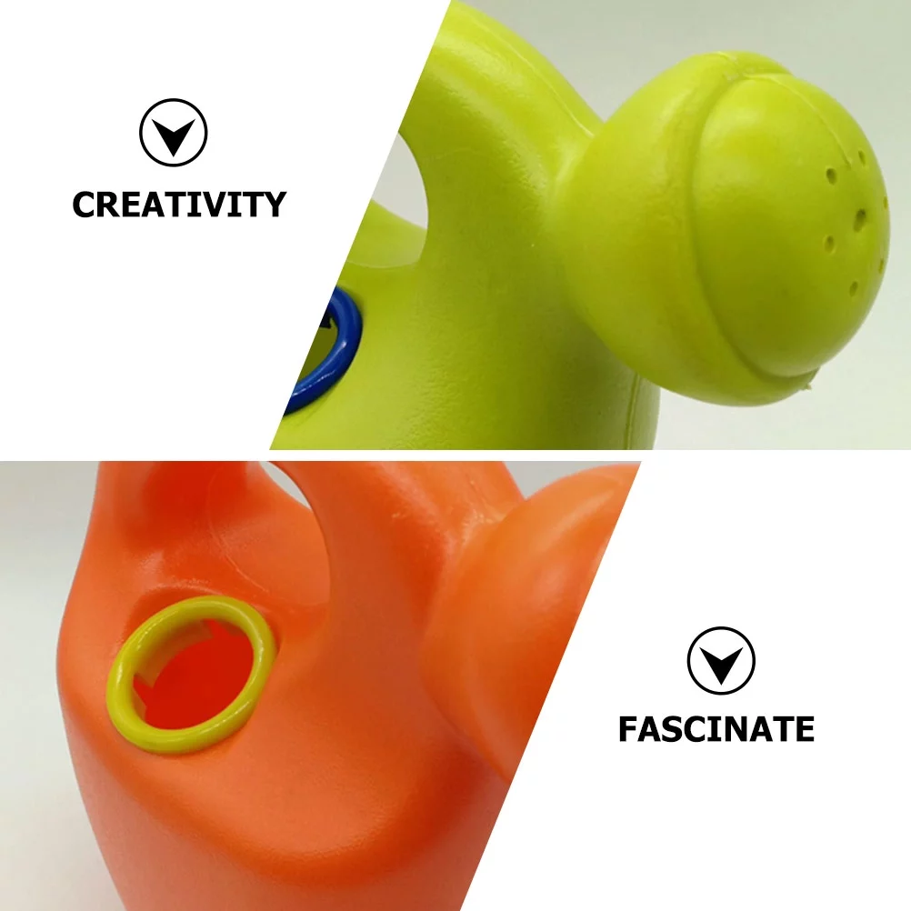 Gongxipen 3pcs Portable Watering Pots Adorable Watering Cans for Kids Watering Toys