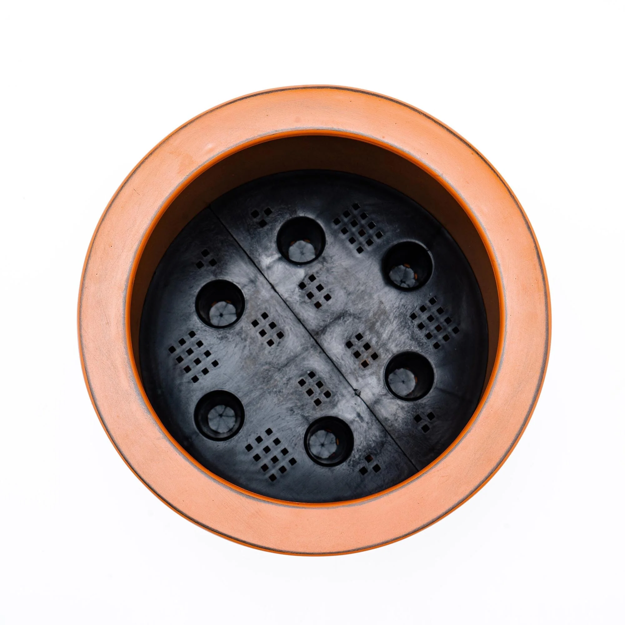 7.8 inch Painted Plastic Self-watering Planter Pot