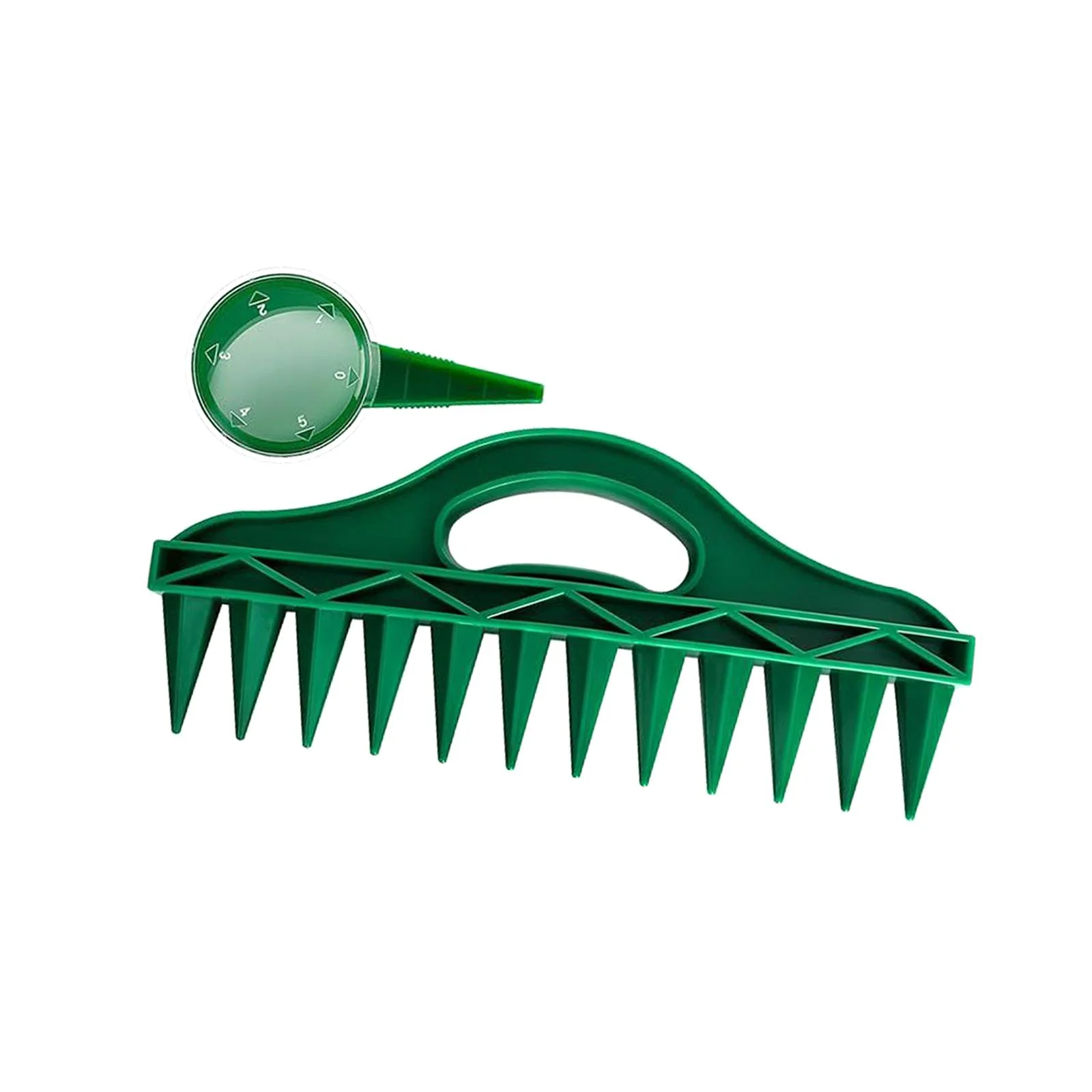 oshhnii Soil Digger Planter Horticultural Hole Puncher Sowing Dispenser Seedling Puncher 1 set