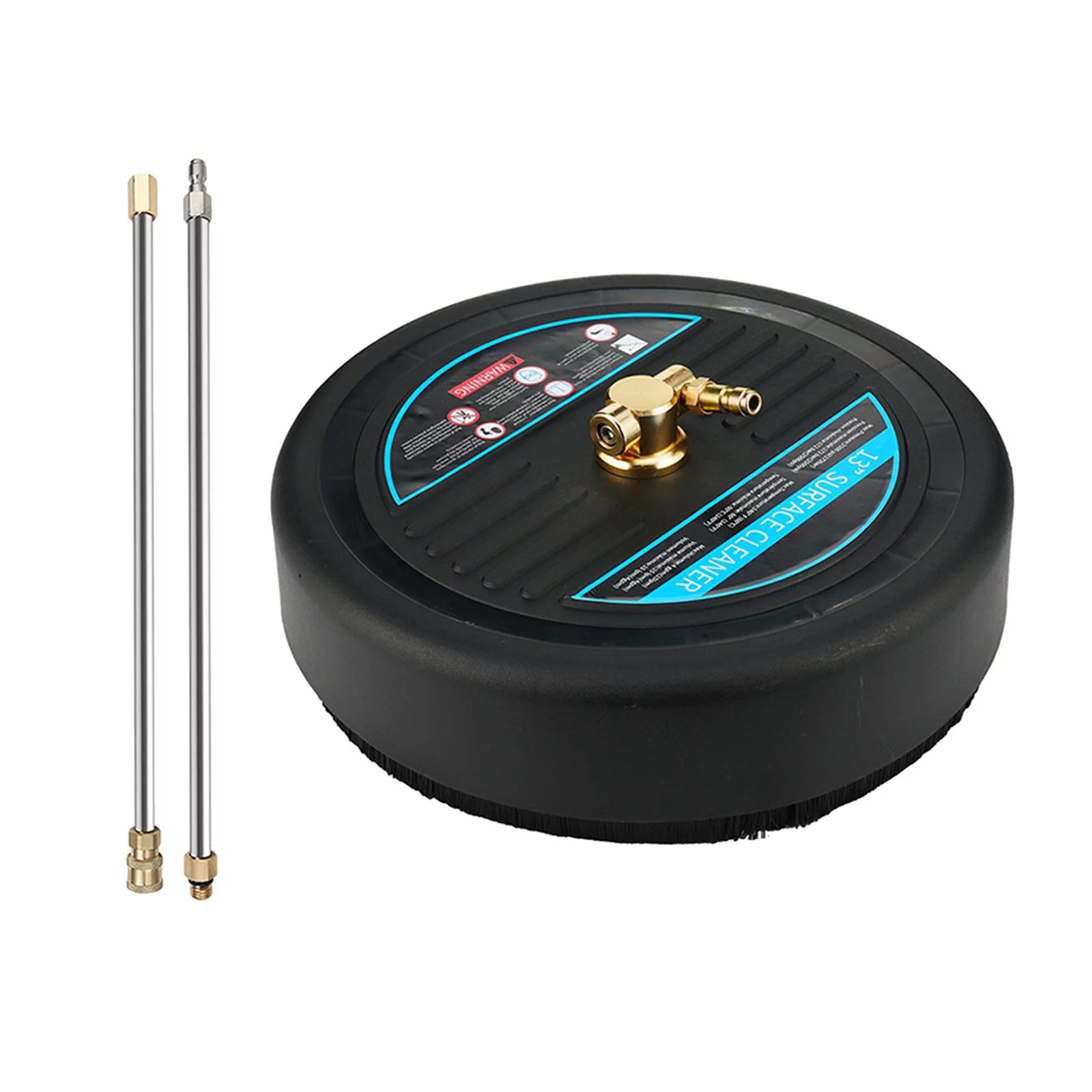 High Pressure Washer Flat Surface Cleaner 13'' 2500PSI for Decks Roads Pools