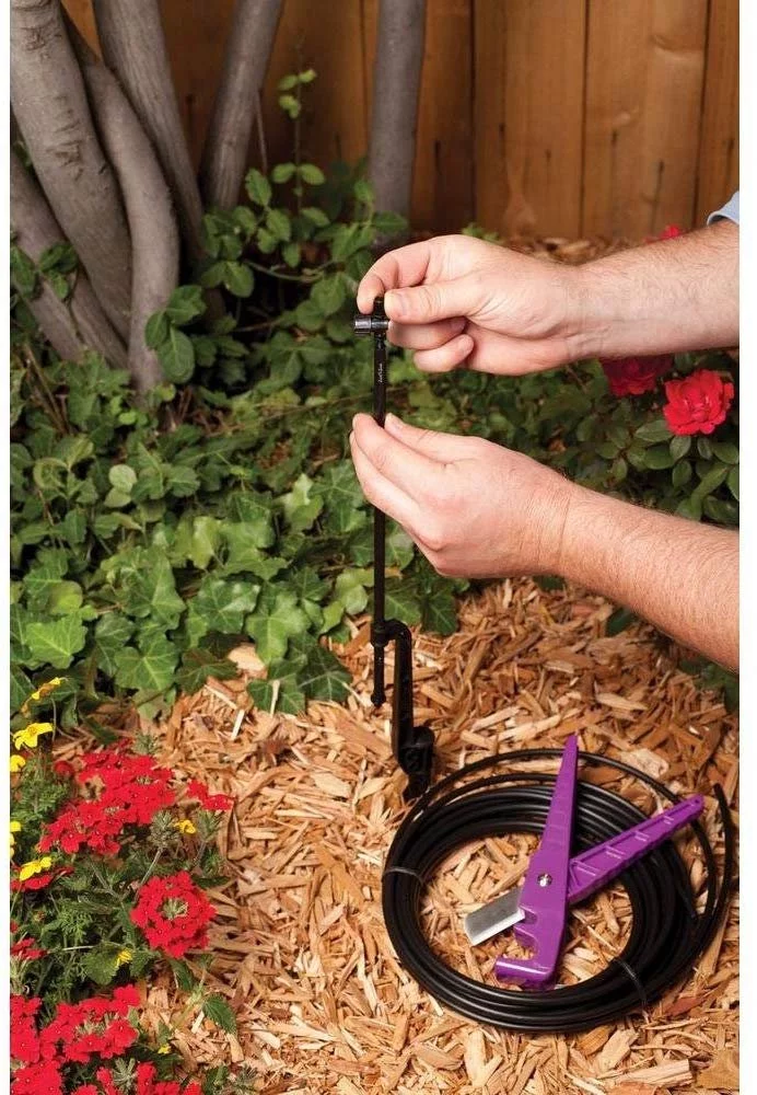 Rain Bird MWSTK-1S Drip Irrigation Riser Stake with Barbed Coupling, 18